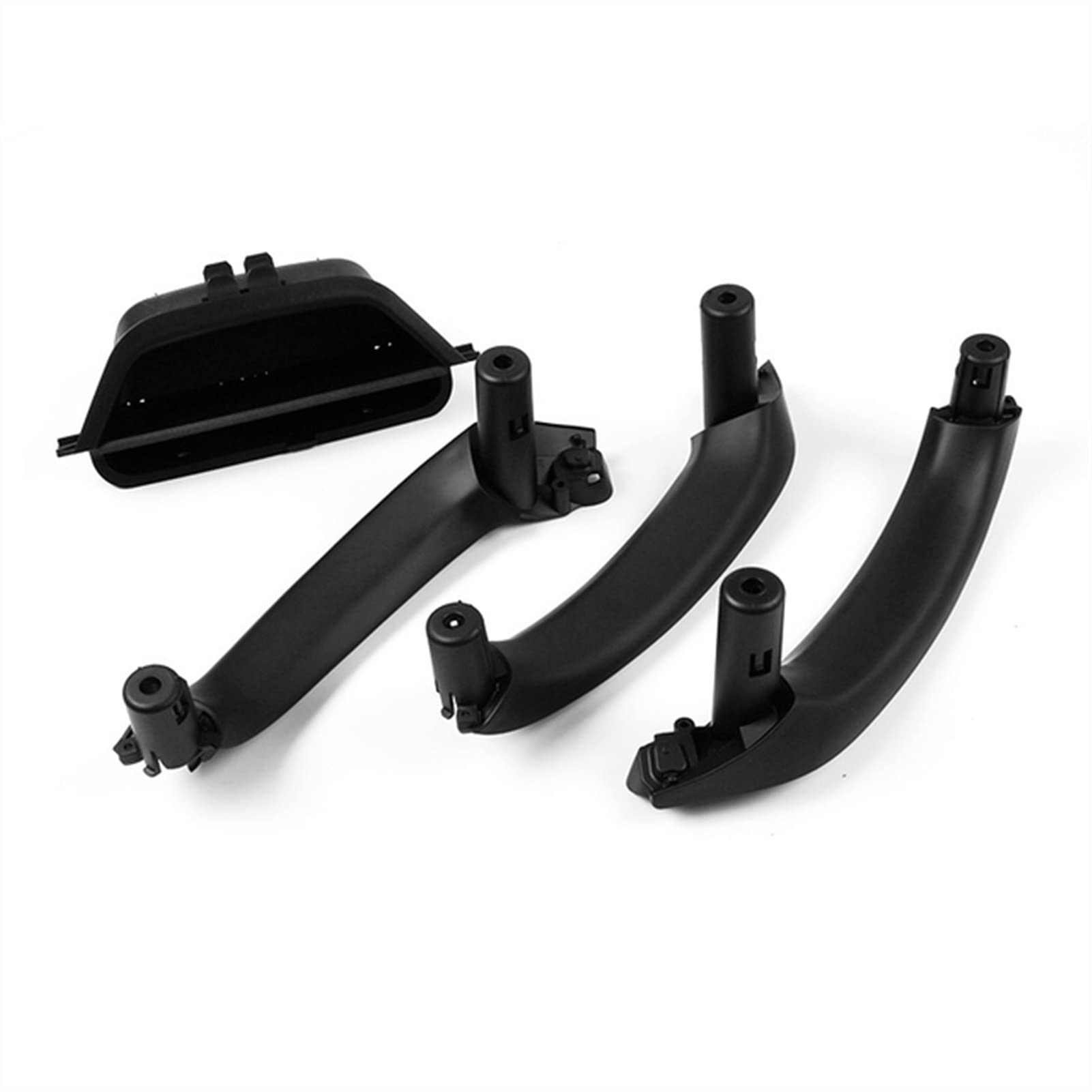 DEMULAX LHD/RHD 4 Teile/Satz Autotürgriff Panel Pull Trim Abdeckung Innengriff, for, for X3 F25 X4 F26 2011 2012 2013 2014 2015 2016 2017 Innentürgriff(Black Set) von DEMULAX