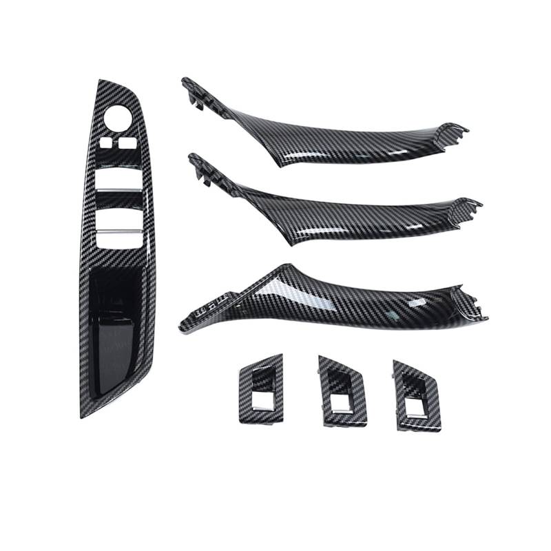 DEMULAX LHD RHD Innentürgriff aus Kohlefaser, 7-teiliges Set, for, for 5er F10 F11 F18 520i 523i 525i 528i 535i Innentürgriff(LHD Inside Set) von DEMULAX