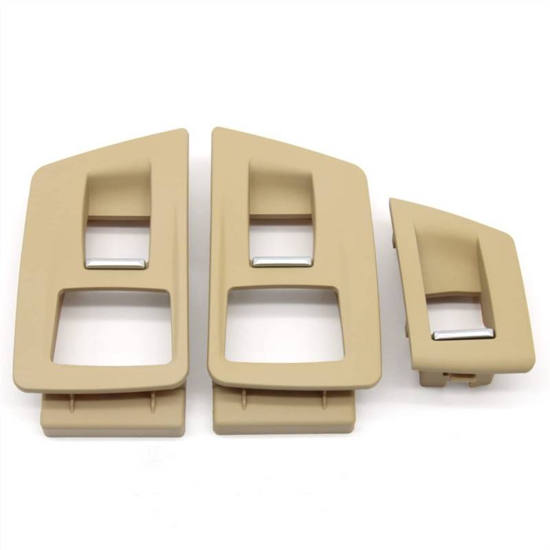 DEMULAX LHD RHD Innenverkleidung for Fensterheber-Einstellschalter der Beifahrertür, for, for 5er F10 F11 F18 520i 523i 525i 528i 535i Innentürgriff(LHD Beige) von DEMULAX