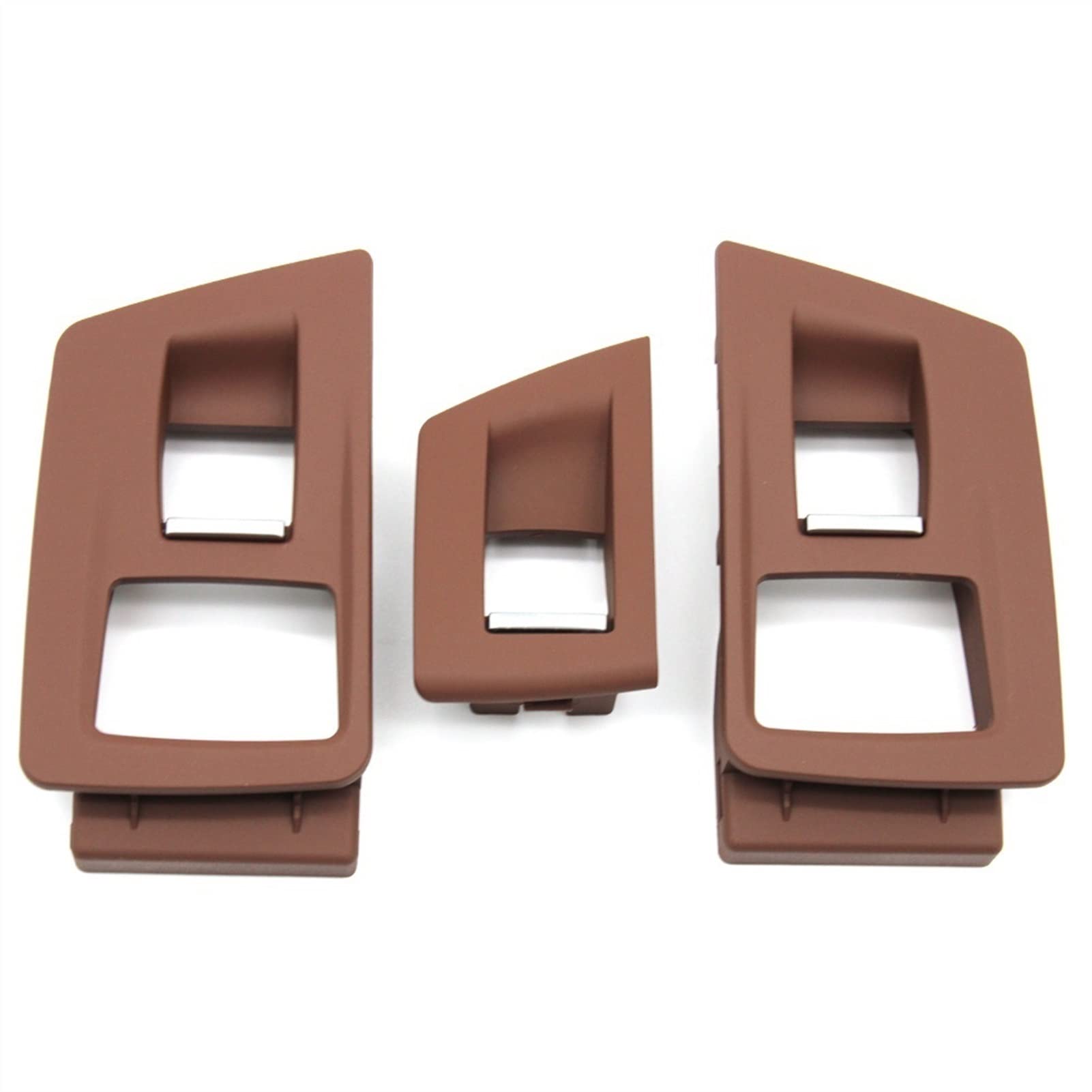 DEMULAX LHD RHD Innenverkleidung for Fensterheber-Einstellschalter der Beifahrertür, for, for 5er F10 F11 F18 520i 523i 525i 528i 535i Innentürgriff(RHD Brown) von DEMULAX