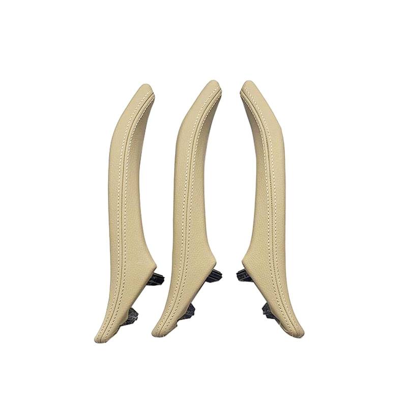 DEMULAX LHD RHD Links rechts Innen Beifahrer Leder Türgriff Montagesatz, for, for 5 Series F10 F11 F18 520i 523i 525i 528i 535i Innentürgriff(RHD BEIGE) von DEMULAX