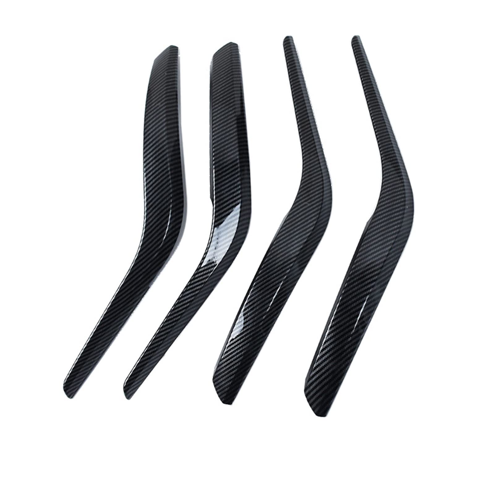 DEMULAX LHD RHD Verbesserter verchromter Innentürgriff-Außenverkleidungsersatz, for, for X1 E84 Xdriver18 Sdriver20 2010-2016 Innentürgriff(Carbonfiber 4PCS Set) von DEMULAX