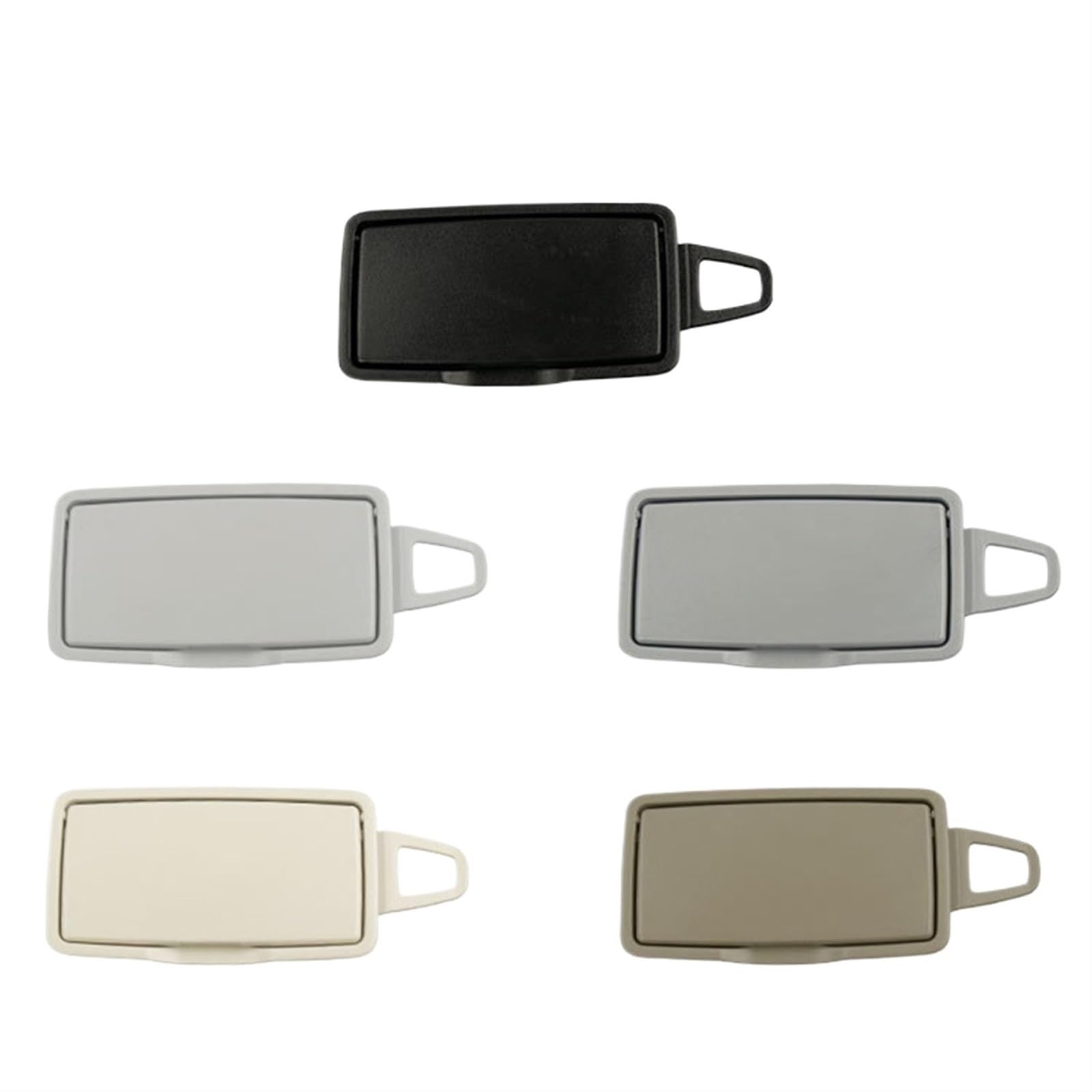 DEMULAX Links Rechts Sonnenschutz Visier Make-up Kosmetikspiegel Abdeckung, for Mercedes-Benz, C GLC-Klasse W205 W253 2058107104 Kfz-Sonnenblendenspiegel(Grey White L) von DEMULAX