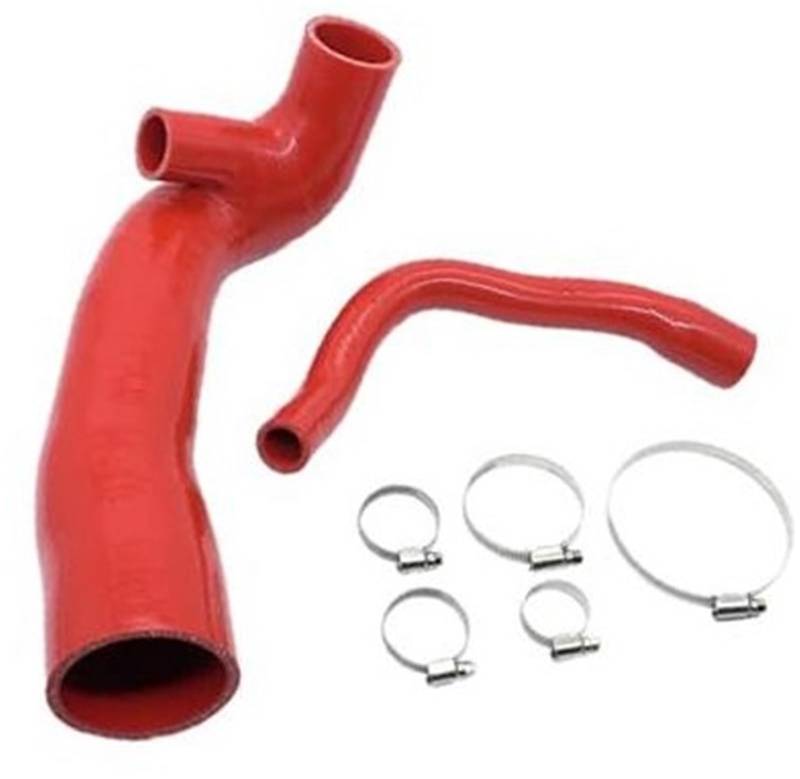 DEMULAX Lufteinlass, roter Silikon-Lufteinlassschlauch, Turbo-Einlassrohr-Set, for Mini, for Cooper S, for Clubman 1.6T R55 R56 R57 N14 Motor 2007–2010 Luftansaugschlauch von DEMULAX