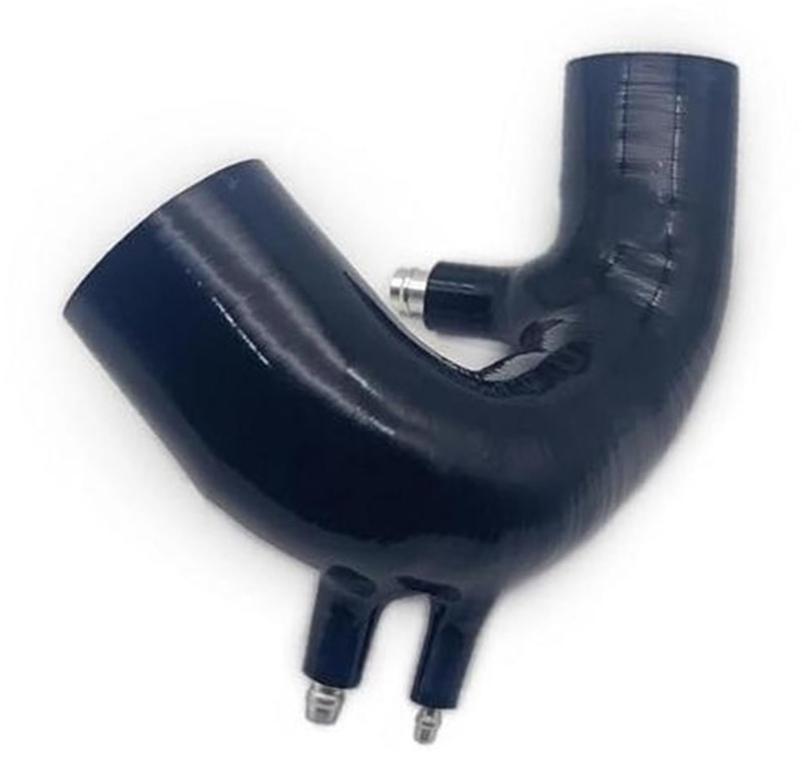 DEMULAX Lufteinlass-Ersatzteile, for Abarth, 500595 IHI Turbo Silikon-Ansaugschlauch-Set, Performance-Ansaugsystem, Silikonrohr Luftansaugschlauch(Black Black) von DEMULAX