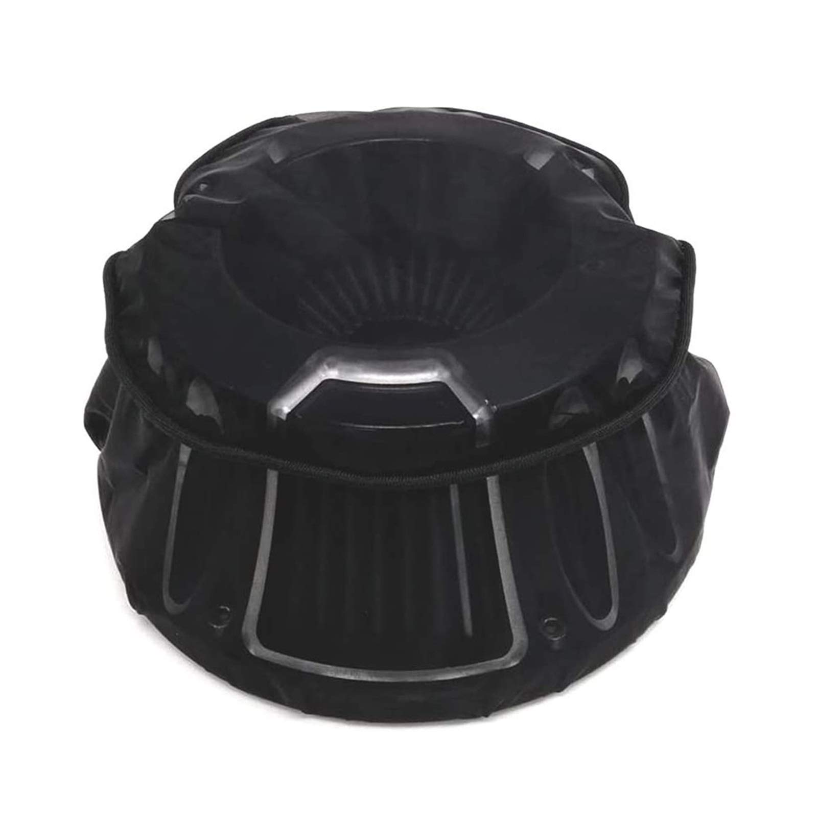 DEMULAX Luftfilter wasserdichte Regen Socke Schutzhülle, for Harley, Sportster 883 1200 XL Touring Road Glide Street Glide Softail Dyna Motorrad-Luftfilter(Black 2) von DEMULAX