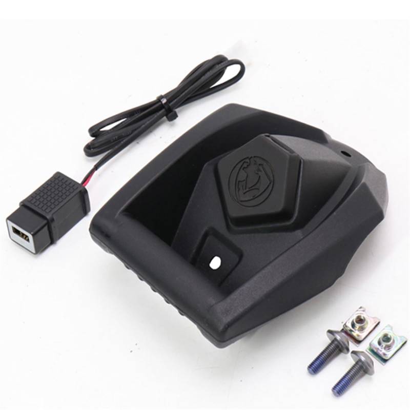 DEMULAX Motorrad GPS Telefon Navigation Halterung Wireless USB Lade Port Halter Halterung, for Yamaha, Xmax NMAX 125 X-MAX 300 400 N-MAX 155 Handyhalterung am Lenker(Holder) von DEMULAX