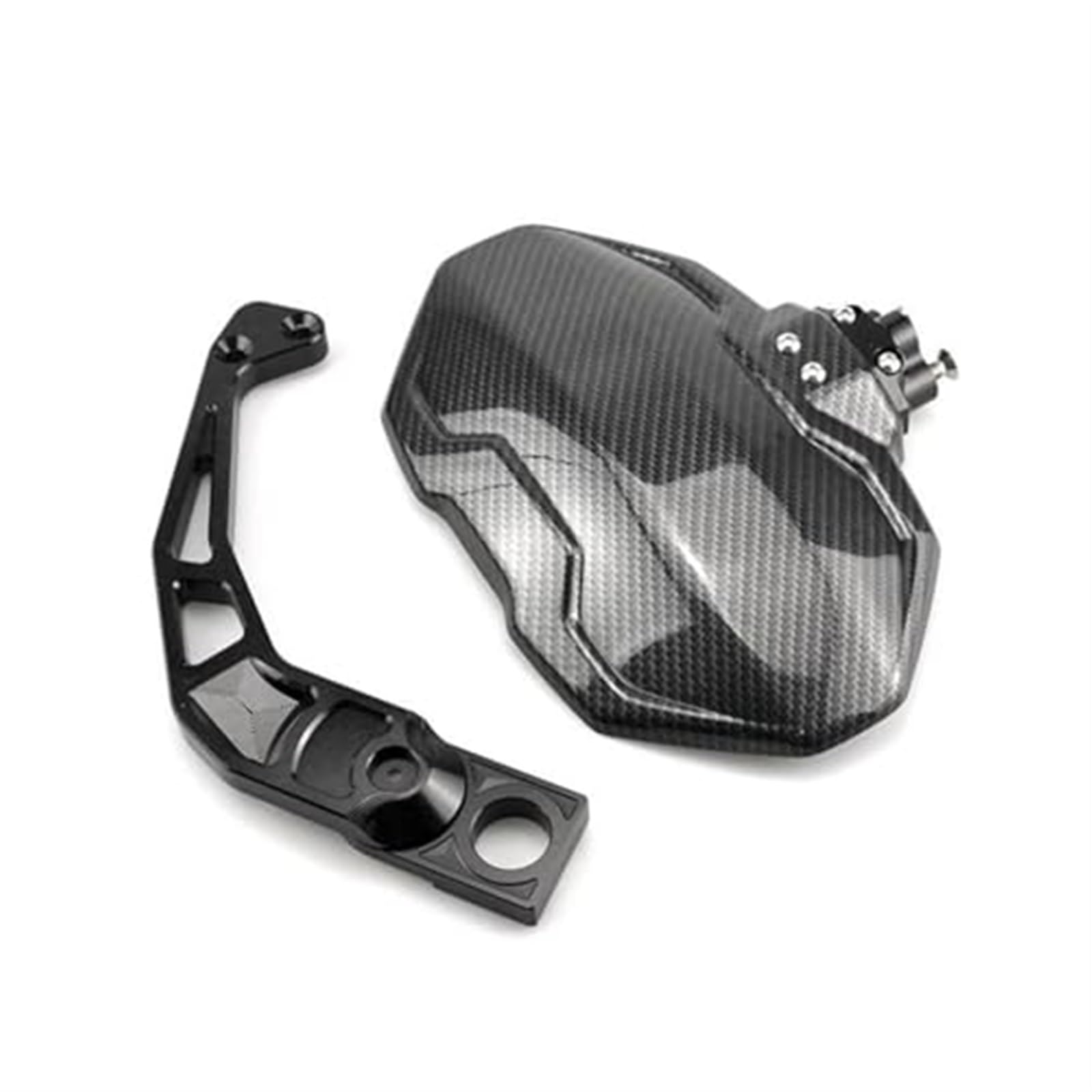 DEMULAX Motorrad-Kotflügel, for KYMCO, for AK550 for AK 550 2017-2019 Motorrad-Hinterrad-Kotflügel-Rad-Spritzschutz Kotflügel-Vorderrad-Kotflügel Kotflügel Spritzschutz(Carbon Fiber Look 2) von DEMULAX