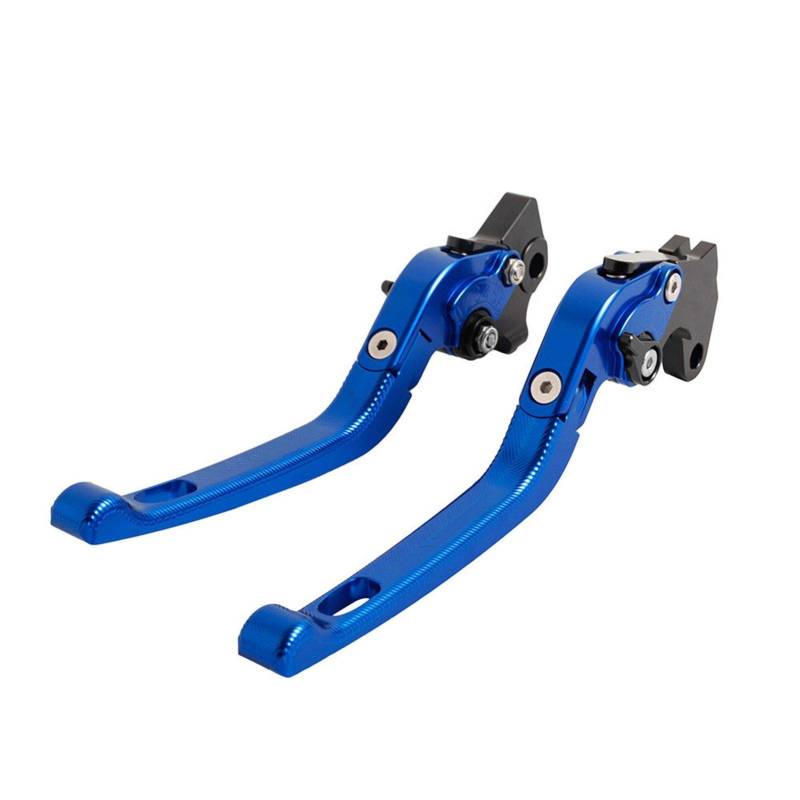 DEMULAX Motorradzubehör 3D-Verstellbarer klappbarer Bremskupplungshebel, for Z800/E Version 2013–2016 Z750 2007–2012 Motorrad-Feststellbremse(Blue) von DEMULAX