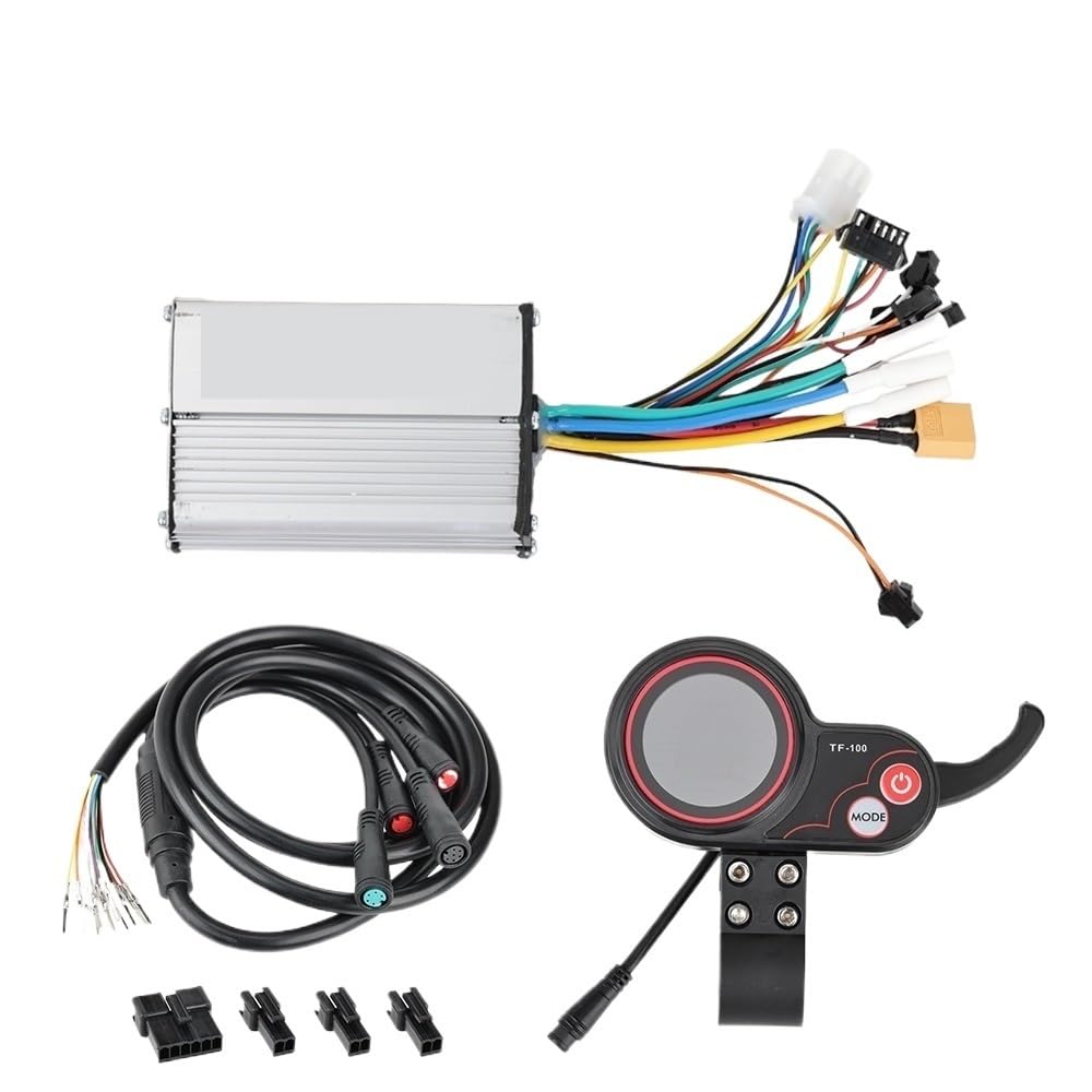 DEMULAX Motorsteuerung, for Kugoo, M4 Elektroroller Kickscooter mit Armaturenbrett-LCD-Display 36V 48V 20A Controller-Teile Armaturenbrett für Elektroroller(Controller Kit A) von DEMULAX