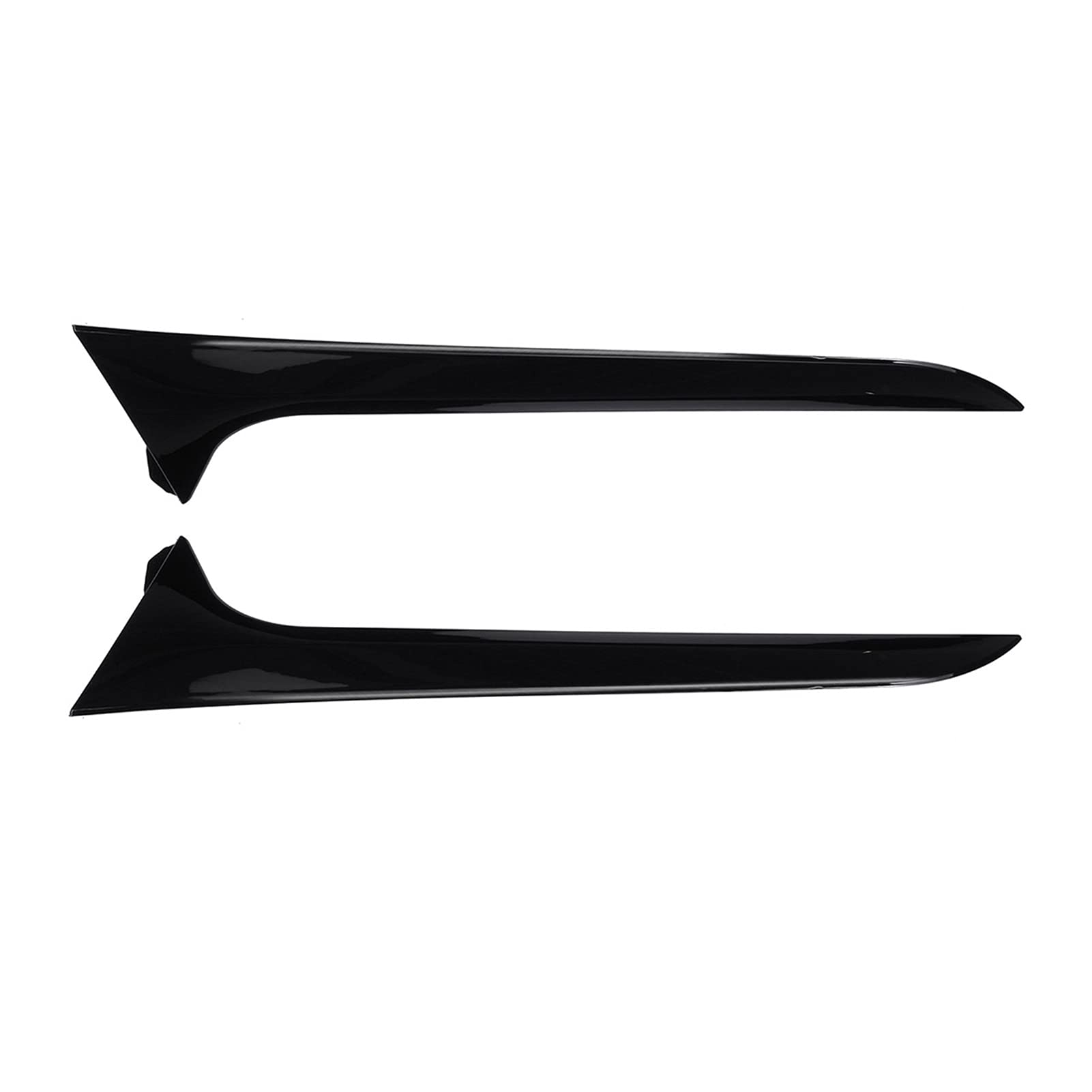 DEMULAX Paar Heckscheiben-Seitenspoiler Spoiler Canard Canards Splitter, for A6 C7 Avant 2012–2018, for ALLROAD, for TDI Quattro Seitenflügel-Heckspoiler(Gloss Black) von DEMULAX