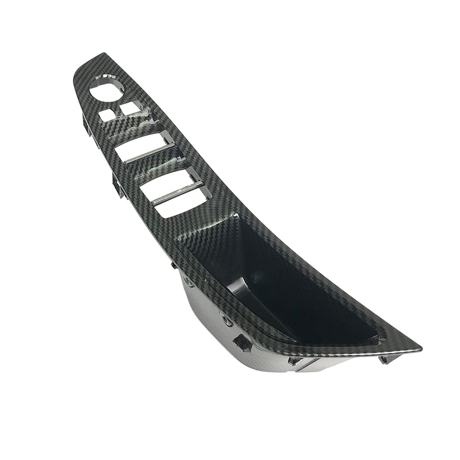 DEMULAX RHD Rechtslenker-Armlehnen-Zuggriffsatz for Fahrerinnentür, for, for 5er F10 F11 520i 523i 525i 528i 535i 2009-2016 Innentürgriff(Right Carbonfiber) von DEMULAX