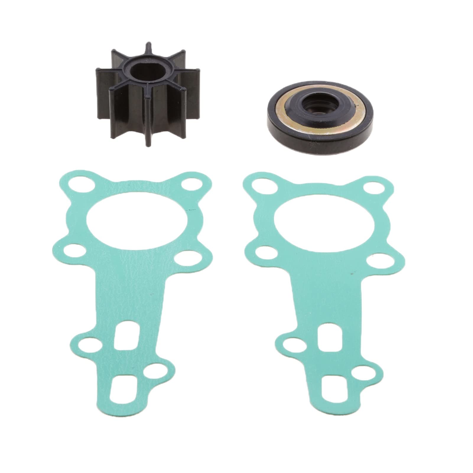 DEMULAX Reparatur-Service-Kit for Wasserpumpenlaufräder BF8A 06192-881-C00 Außenbordmotor Wasserpumpe -Laufrad Set von DEMULAX