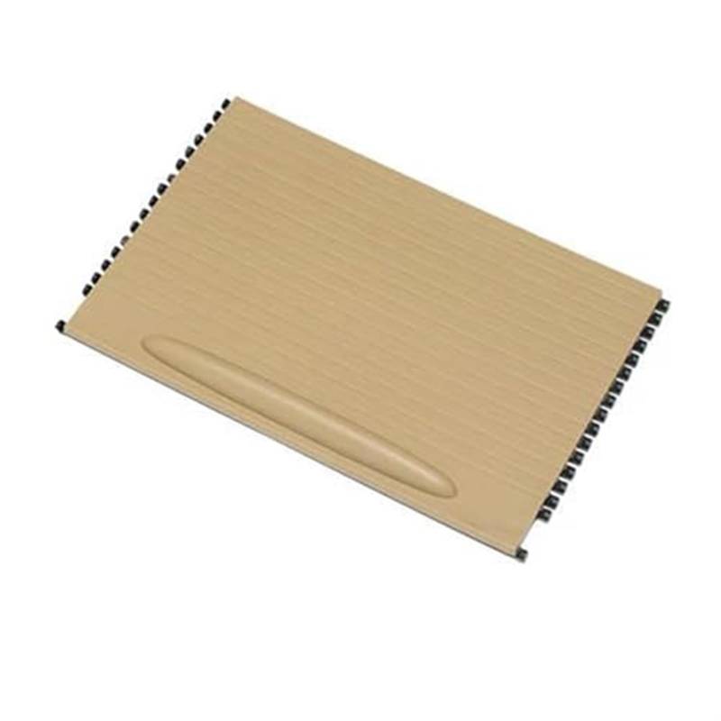 DEMULAX Rollo for die Mittelkonsole, for Porsche, for Cayenne, 2003-2010, Abdeckung for Schiebeläden der Mittelkonsole Auto-Rollo-Getränkehalter(BEIGE) von DEMULAX