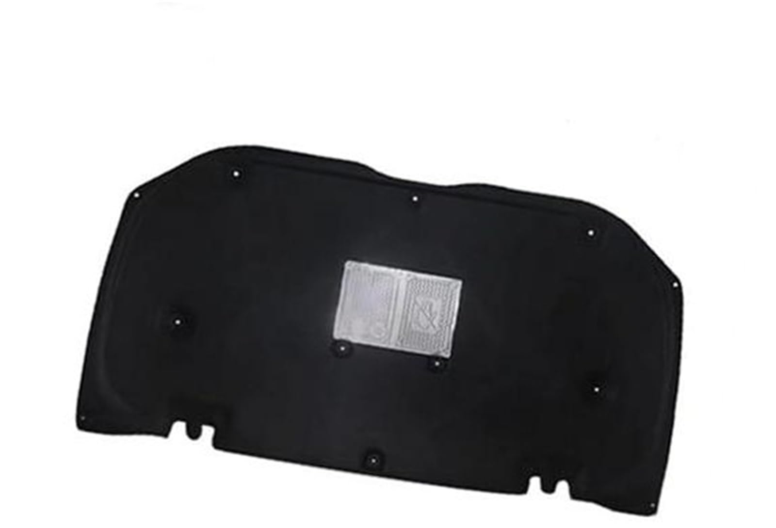 DEMULAX Schalldämmende Motormatte for die Fronthaube, for Toyota, for Land Cruiser, J200 V8 2008-2021 2015 2016 2017 2018 2019 2020 Hitzeschutz für Automotoren(Black 1pcs Aluminum Foil) von DEMULAX