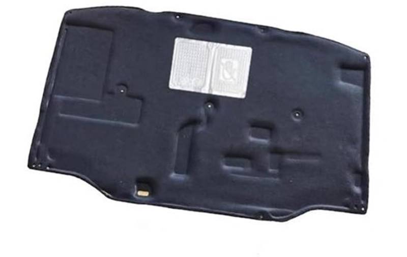 DEMULAX Schalldämmende Motormatte for die Motorhaube, for Toyota, for Land Cruiser, J100 1998 1999 2000 2001 2002 2003 2004 2005 2006 2007 Hitzeschutz für Automotoren(Black 1pcs Aluminum Foil) von DEMULAX