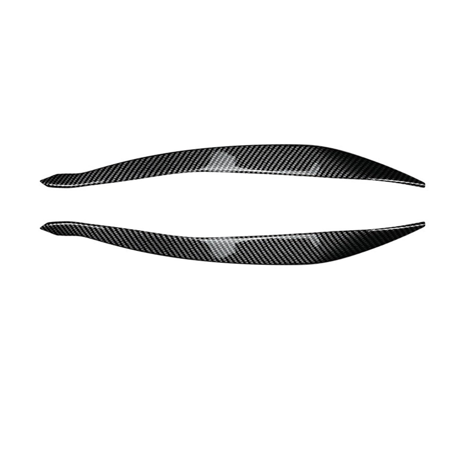 DEMULAX Scheinwerfer-Augenlid-Augenbrauen-Trim, Augenlid-Stirn-Abdeckungs-Aufkleber-Dekor, for, for 5er LCI F10 F11 2015–2017 Autoscheinwerferverkleidung(Carbon Fiber Look) von DEMULAX