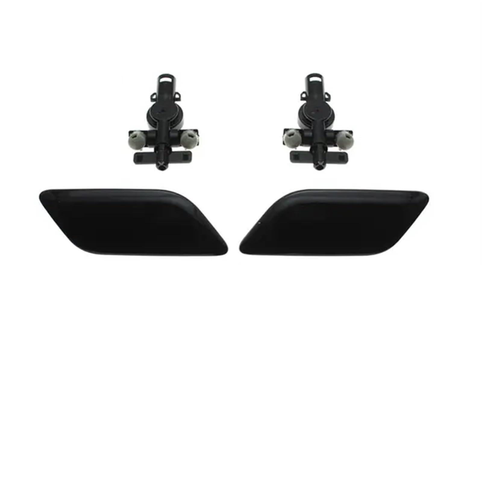 DEMULAX Scheinwerferwaschkappe, for Toyota, Camry 2009 2010 2011 Scheinwerfer-Lichtwaschanlage Reparaturdüse Stellmotor Pumpe Scheinwerferreinigung Wassersprühstrahl Reparatursatz(Black SET) von DEMULAX