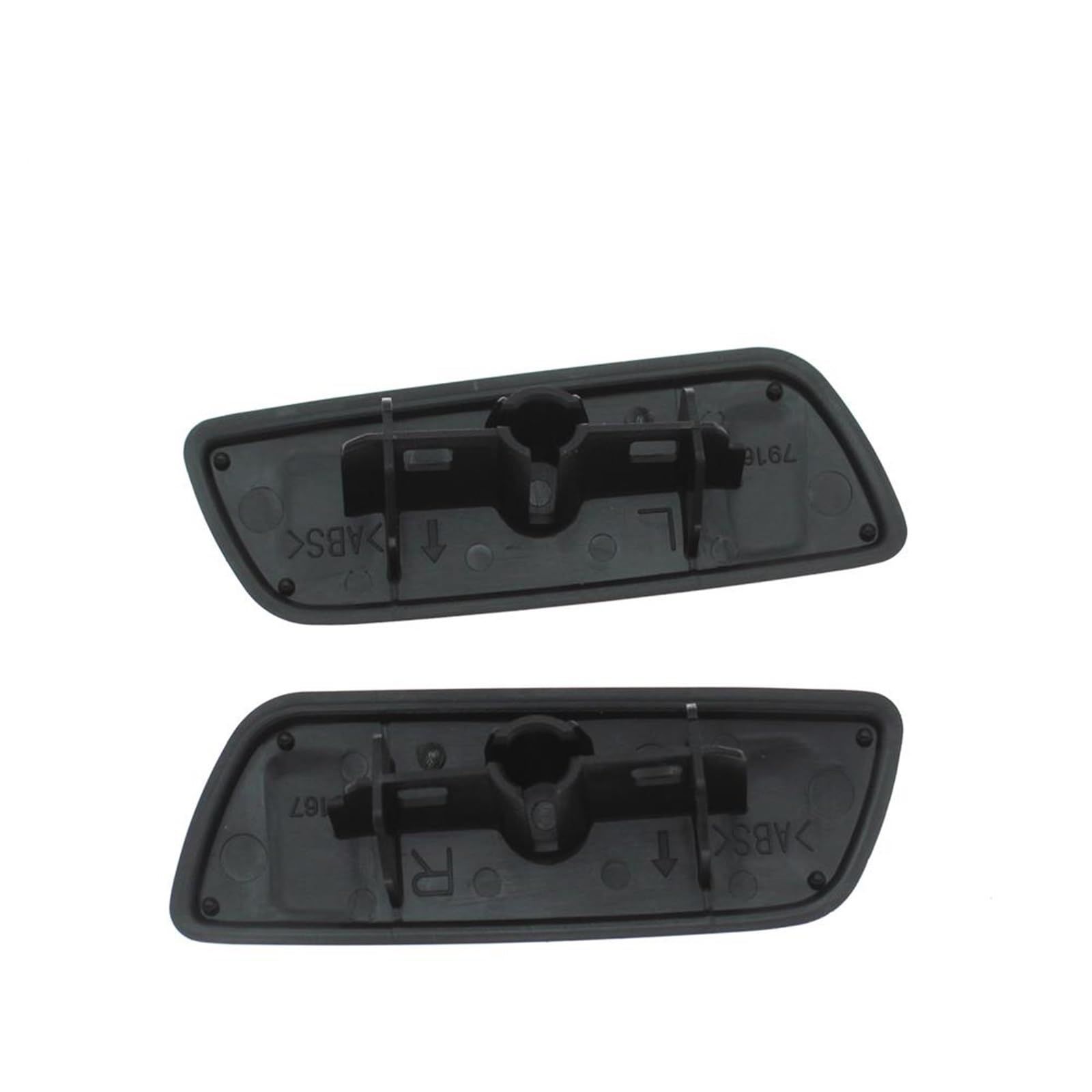 DEMULAX Scheinwerferwaschkappe Abdeckkappe for Stellantrieb der Scheinwerfer-Waschanlage for die Frontstoßstange, for Lexus, RX270 RX350 RX450H 2008-2012 8504548010 8504448010(SET Black) von DEMULAX