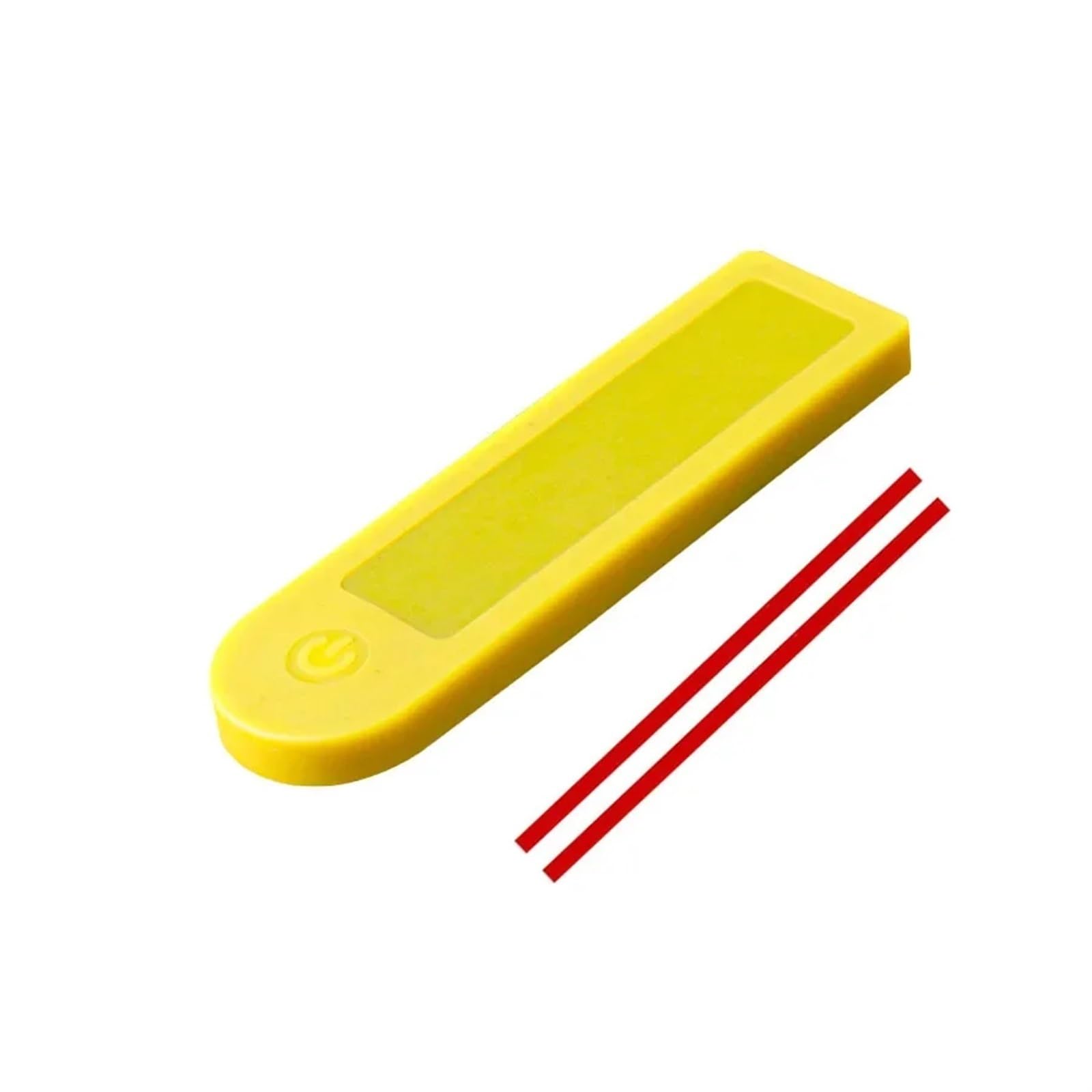 DEMULAX Schutzhülle for die zentrale Steuerung des Elektrorollers, for Xiaomi, M365 Pro 1S, wasserdichte Silikonabdeckung, Schutzhülle Reflektierende Abdeckung für Elektroroller(Yellow) von DEMULAX