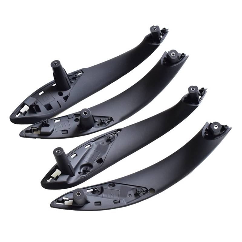 DEMULAX Schwarz Beige Carbon Faser Vorne Hinten Links/Rechts Auto Innen Tür Pull Griff Abdeckung, for, for F30 F80 F31 F32 F33 F35 Fahrzeug-Innentürgriff(Black-4pcs) von DEMULAX