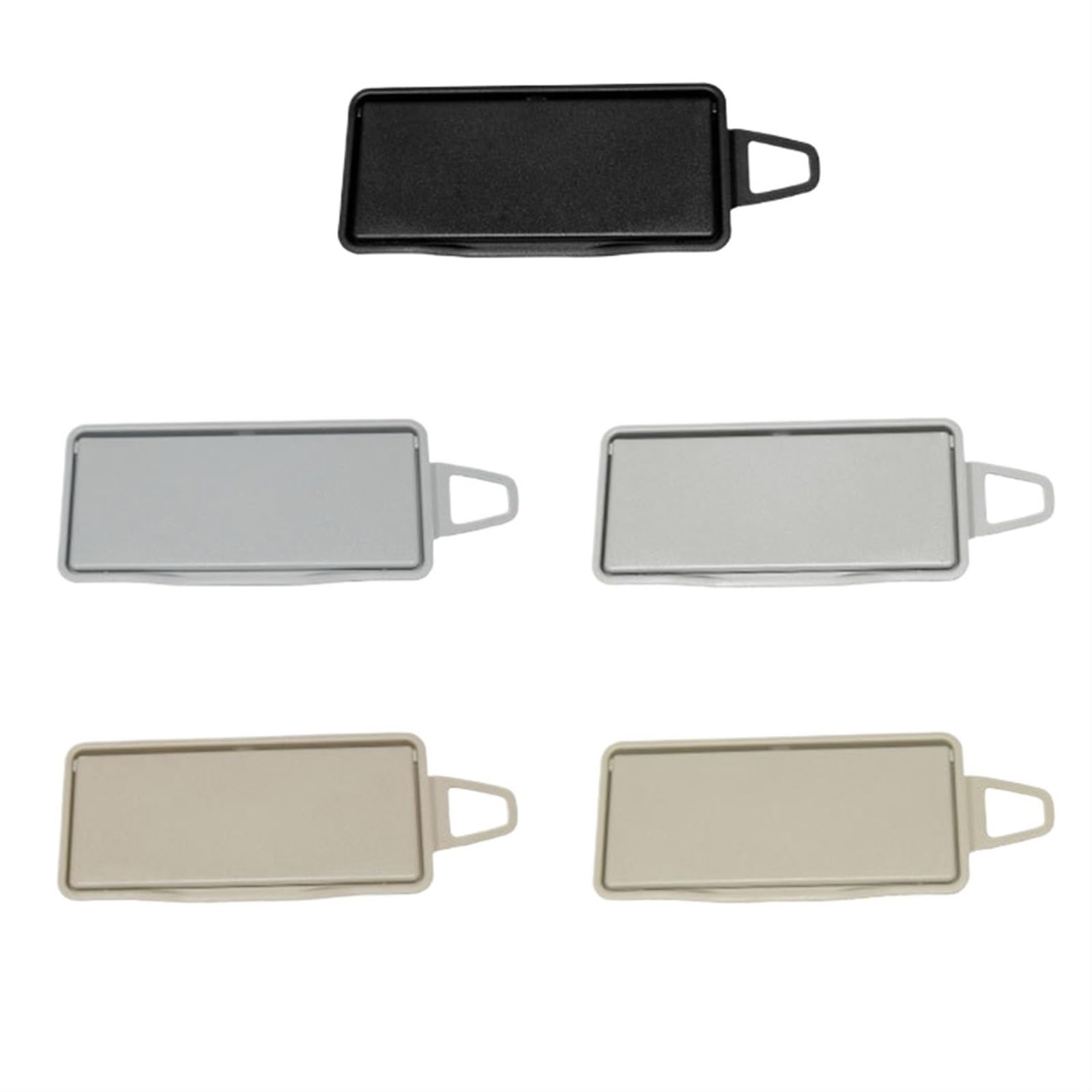 DEMULAX Sonnenschutz Visier Make-up Kosmetikspiegel Abdeckung, for Mercedes-Benz, E CLS Klasse W212 C218 E200 E260 CLS300 Autoinnenzubehör Kfz-Sonnenblendenspiegel(Gray R) von DEMULAX