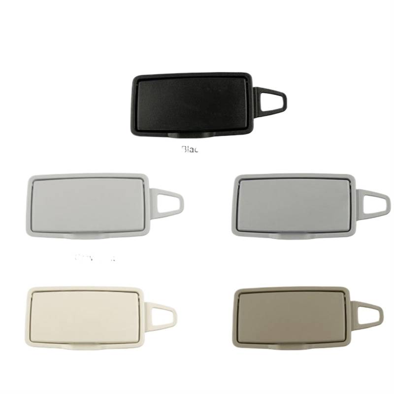 DEMULAX Sonnenschutz Visier Make-up Kosmetikspiegel Abdeckung, for Mercedes-Benz, ML GL GLE Klasse W166 W292 Beige Grau Schwarz Kfz-Sonnenblendenspiegel(Alpaca Grey R) von DEMULAX