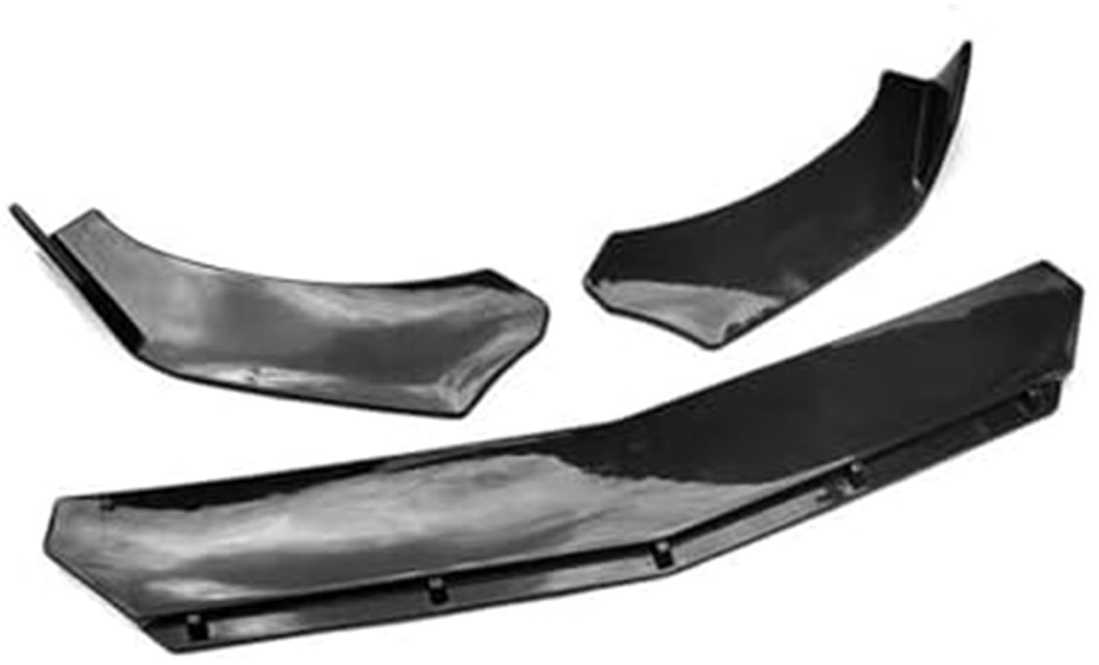 DEMULAX Splitter, for Benz, E W211 Frontstoßstangensplitter Spoiler Carbon-Lackierung Diffusorrock Bodykit Lippensplitter(Carbon-Lackierung) Autospoiler-Splitter(Black Gloss Black) von DEMULAX