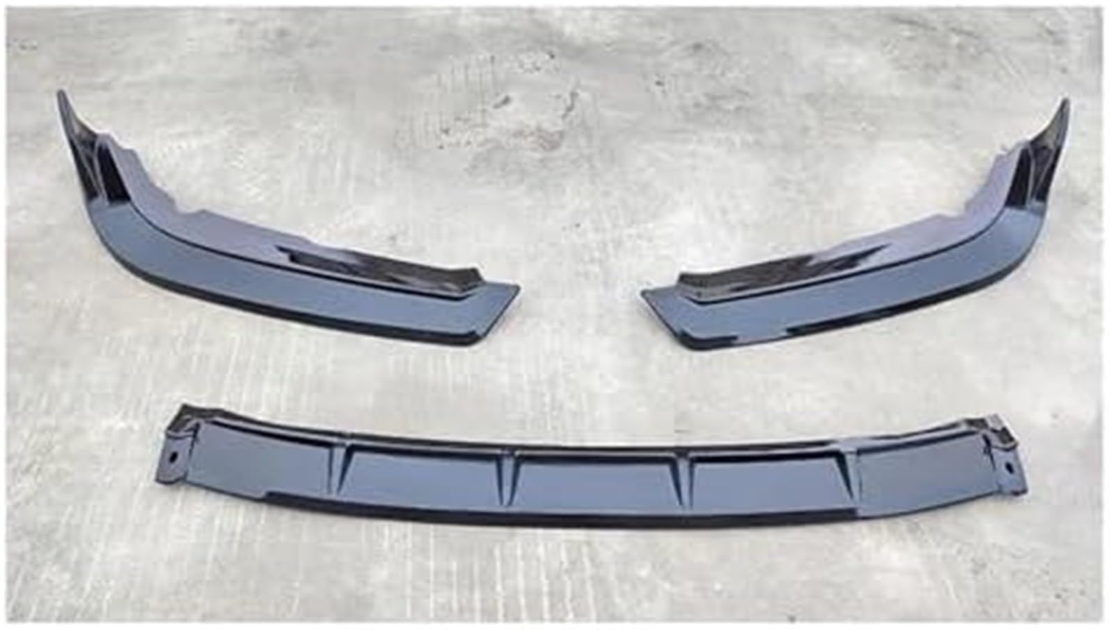 DEMULAX Splitter, for Civic, for Limousine 2019 20 2021 Frontstoßstangensplitter Lippendiffusor Spoiler Carbon-Oberfläche Rock Body Kit Lippensplitter(Carbon-Oberfläche) Autospoiler-Splitter(BLACK Glo von DEMULAX