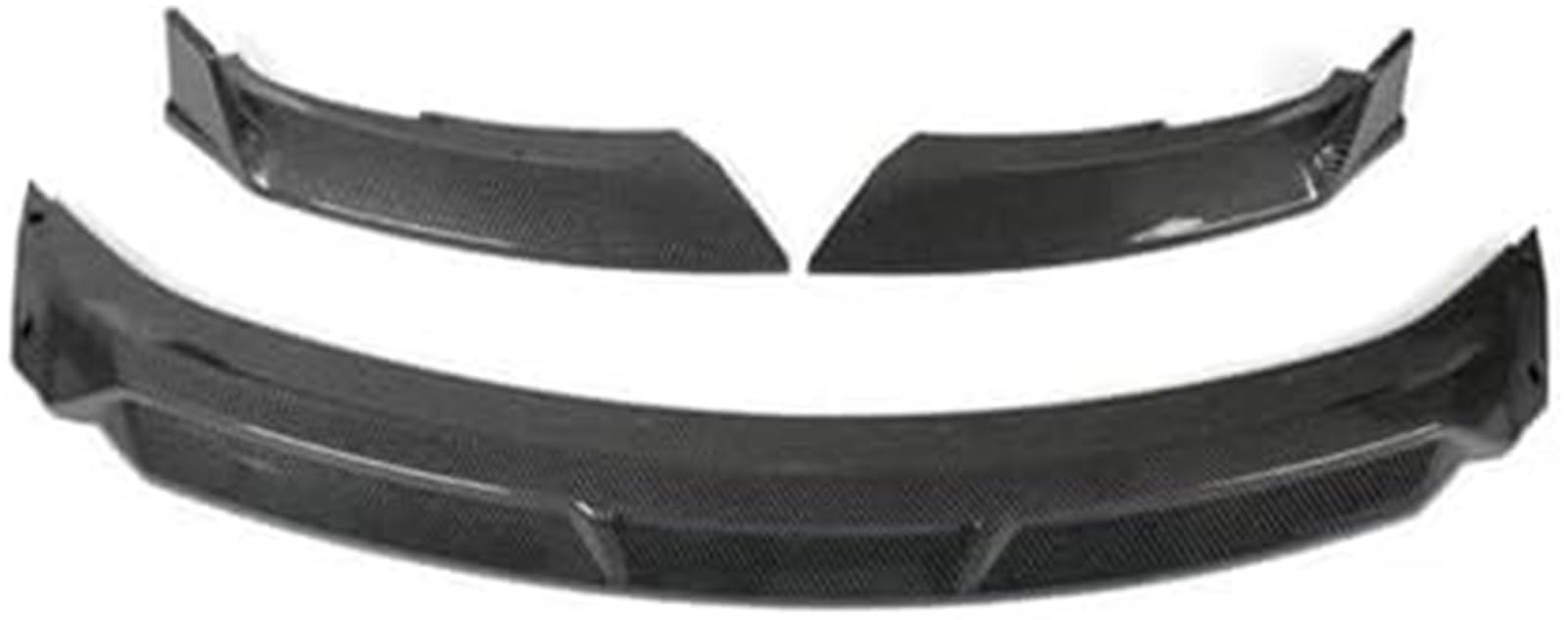 DEMULAX Splitter 3-teiliges Set, for BYD, for Seal EV, for DM-i 2022-2024 Auto-Außenzubehör Frontstoßstangensplitter Lippe Kinn Spoiler BodyKit Lippensplitter (Carbondruck) Autospoiler-Splitter(Black von DEMULAX