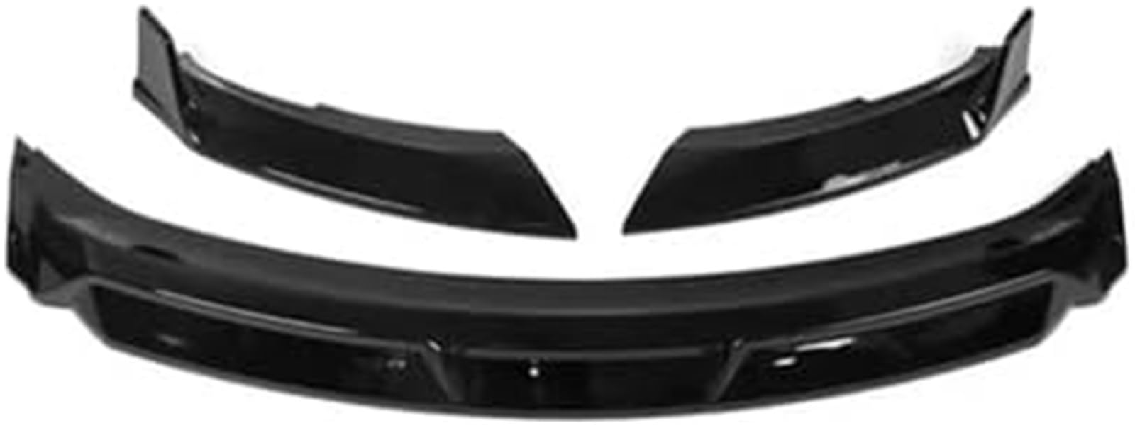 DEMULAX Splitter 3-teiliges Set, for BYD, for Seal EV, for DM-i 2022-2024 Auto-Außenzubehör Frontstoßstangensplitter Lippe Kinn Spoiler BodyKit Lippensplitter (Carbondruck) Autospoiler-Splitter(Black von DEMULAX