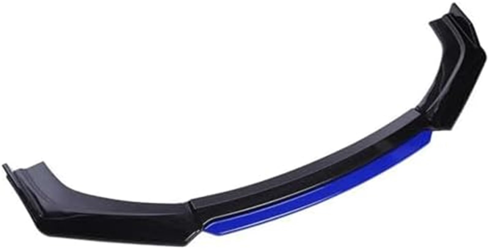 DEMULAX Splitter Auto Frontstoßstange Lip Body Kit Splitter Spoiler Diffusor Schutz Trim Air Dam Blaue Zunge, for Lexus, IS250 300350 Lippensplitter (Schwarz und Rot glänzend) Autospoiler-Splitter(Blu von DEMULAX