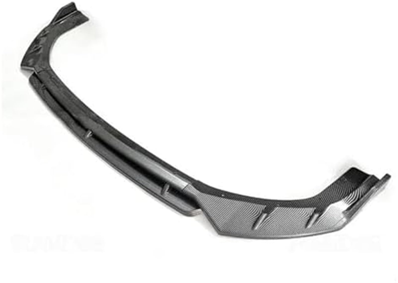 DEMULAX Splitter Frontstoßstangenlippe Schwarze Röcke Zubehör, for Omoda 5 E5 C5 Air Splitter Karosserie-Kit Spoiler 2022-2024 Lippensplitter (Carbonfarbe) Autospoiler-Splitter(Black Carbon Paint) von DEMULAX