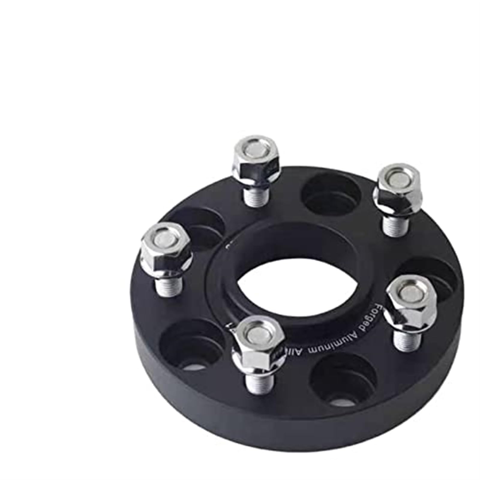 DEMULAX Spurverbreiterungen 5x105 Hubcentric 56,6 mm Auto-Aluminium-Radabstandshalter-Adapterflansch, for Chevrolet Trax, for Cruze, Cavalier Separadores Spurverbreiterungen für Autos(BLACK 1 Piece 25 von DEMULAX