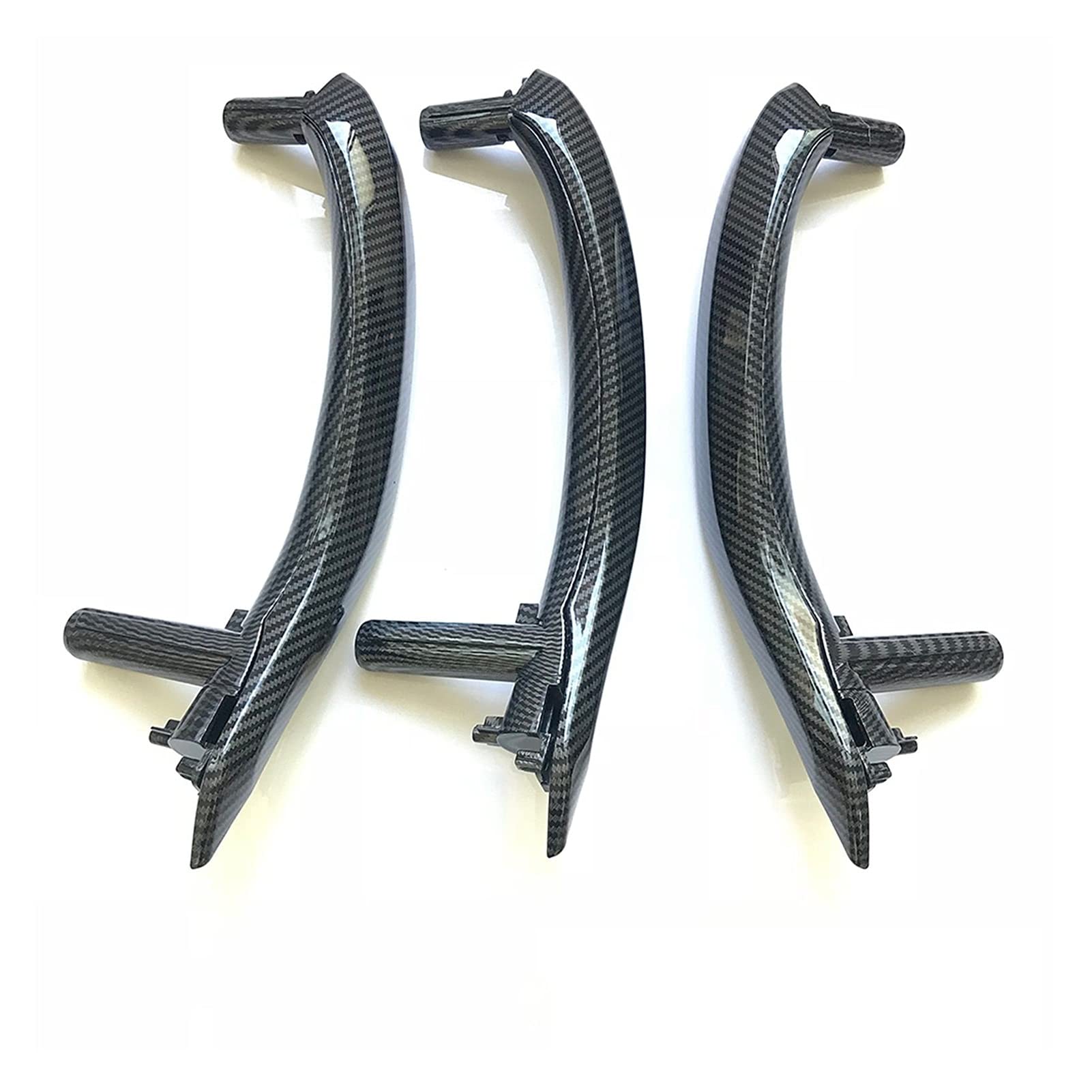 DEMULAX Verbesserter linker und rechter Carbonfaser-Innentürgriff mit Verkleidungssatz, for, for X5 X6 F15 F16 2014-2018 Fahrzeug-Innentürgriff(RHD Handle Set) von DEMULAX