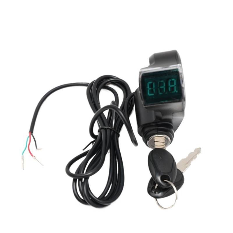 DEMULAX Voltmeter Netzschalter, for Kugoo, for M4 /Max Speed/ M4 Pro Elektroroller Drosselspannung Digitalanzeige Ersatzteile Armaturenbrett für Elektroroller von DEMULAX