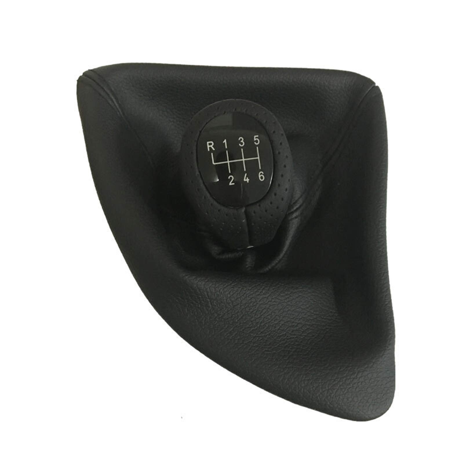 DEMULAX for, 1er E81 E82 E87 E88 Auto Schaltknauf Schaltknauf Leder Kofferraum Auto Styling Zubehör Fahrzeug-Gangschaltung(6speed Leather) von DEMULAX