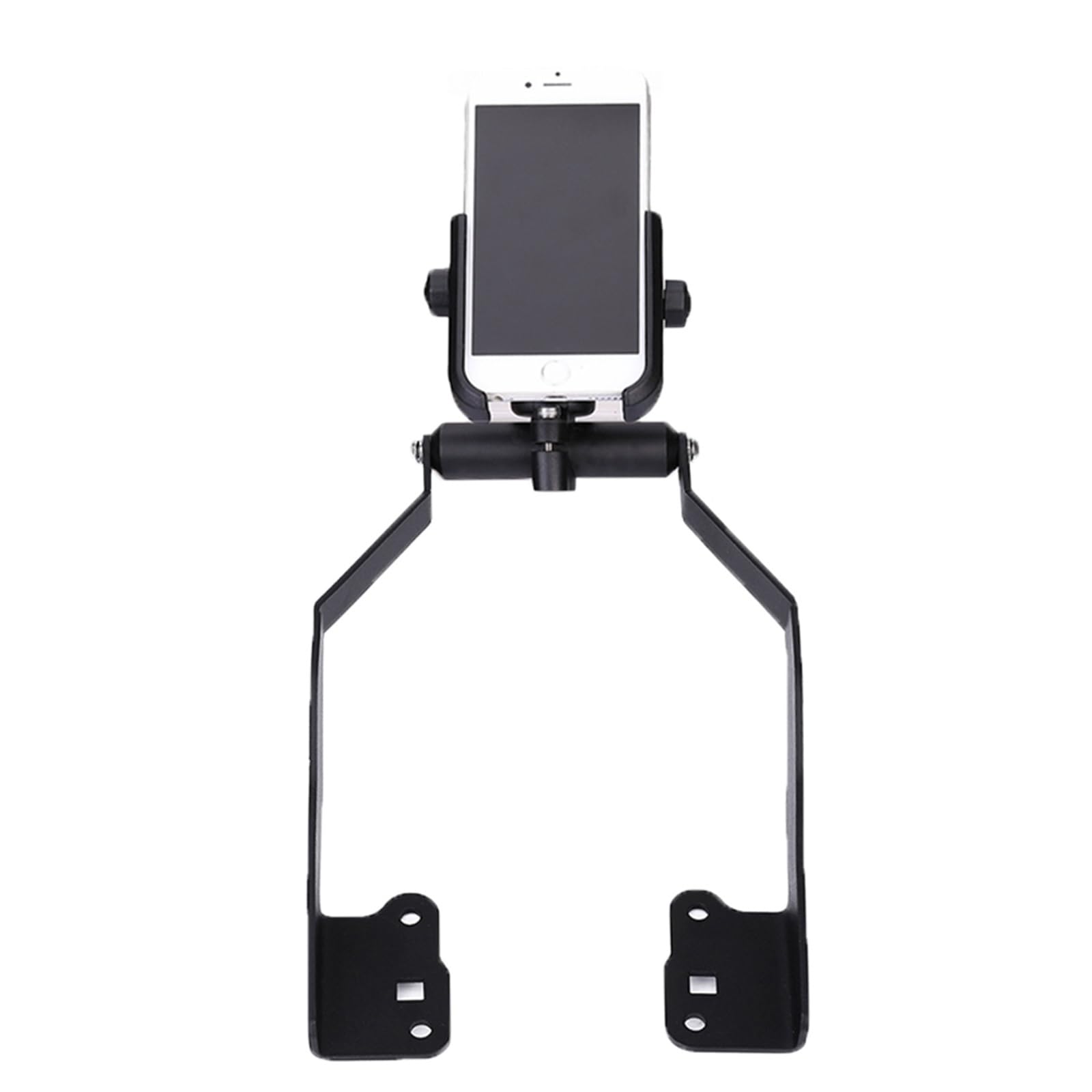 DEMULAX for, F750GS F850GS 2018 2019 Motorrad Telefon Halter Ladegerät Wasserdicht Mit USB Ladegerät Aluminium GPS Platte Halterung Handyhalterung am Lenker(Black Combination A) von DEMULAX