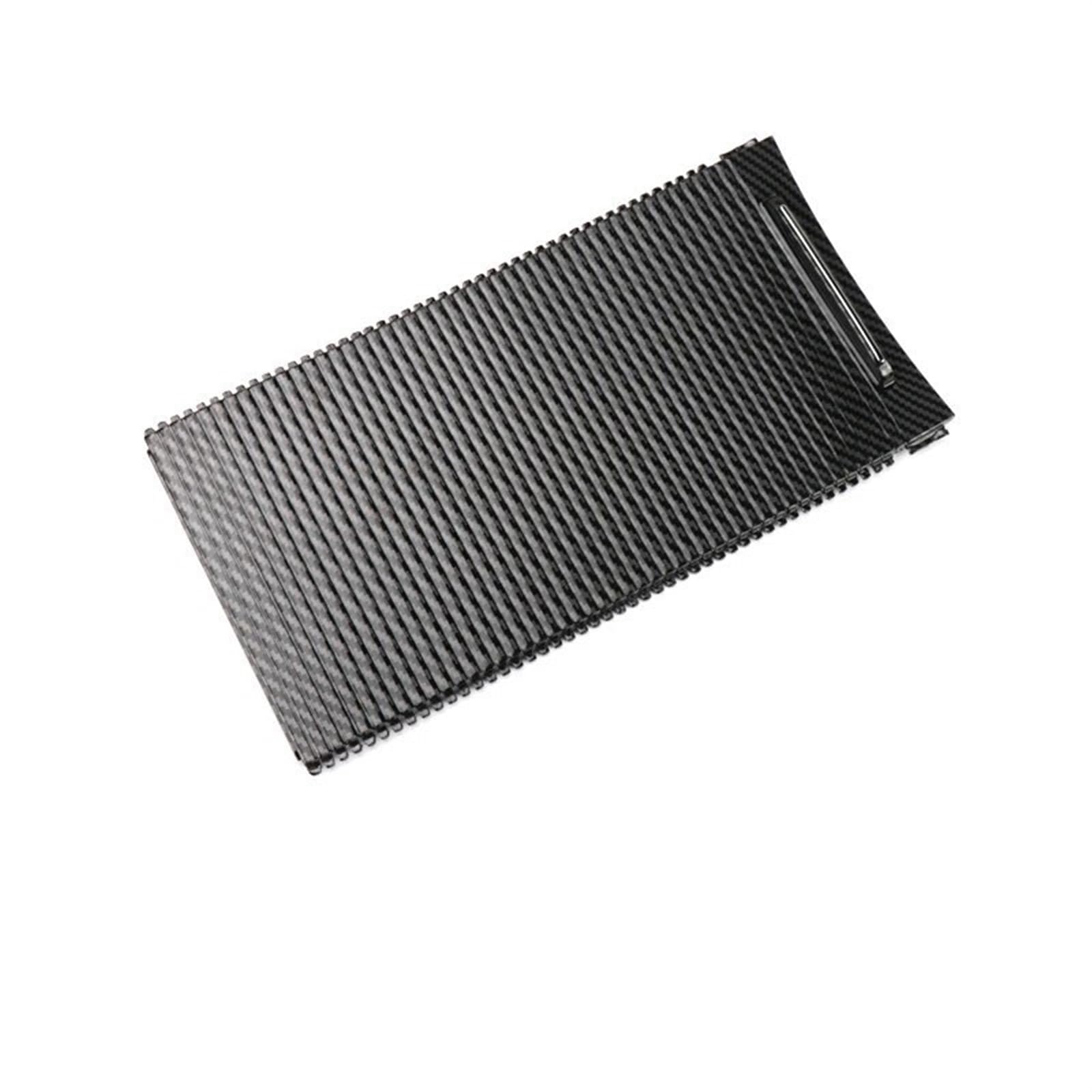 DEMULAX for, for Buick, Lacrosse Auto Mittelkonsole Schiebeläden Getränkehalter Rollo Abdeckung Ersatz Auto-Styling 2009-2013 9067269 Abdeckung für Getränkehalter in der Mittelkonsole(Carbon Fibre) von DEMULAX