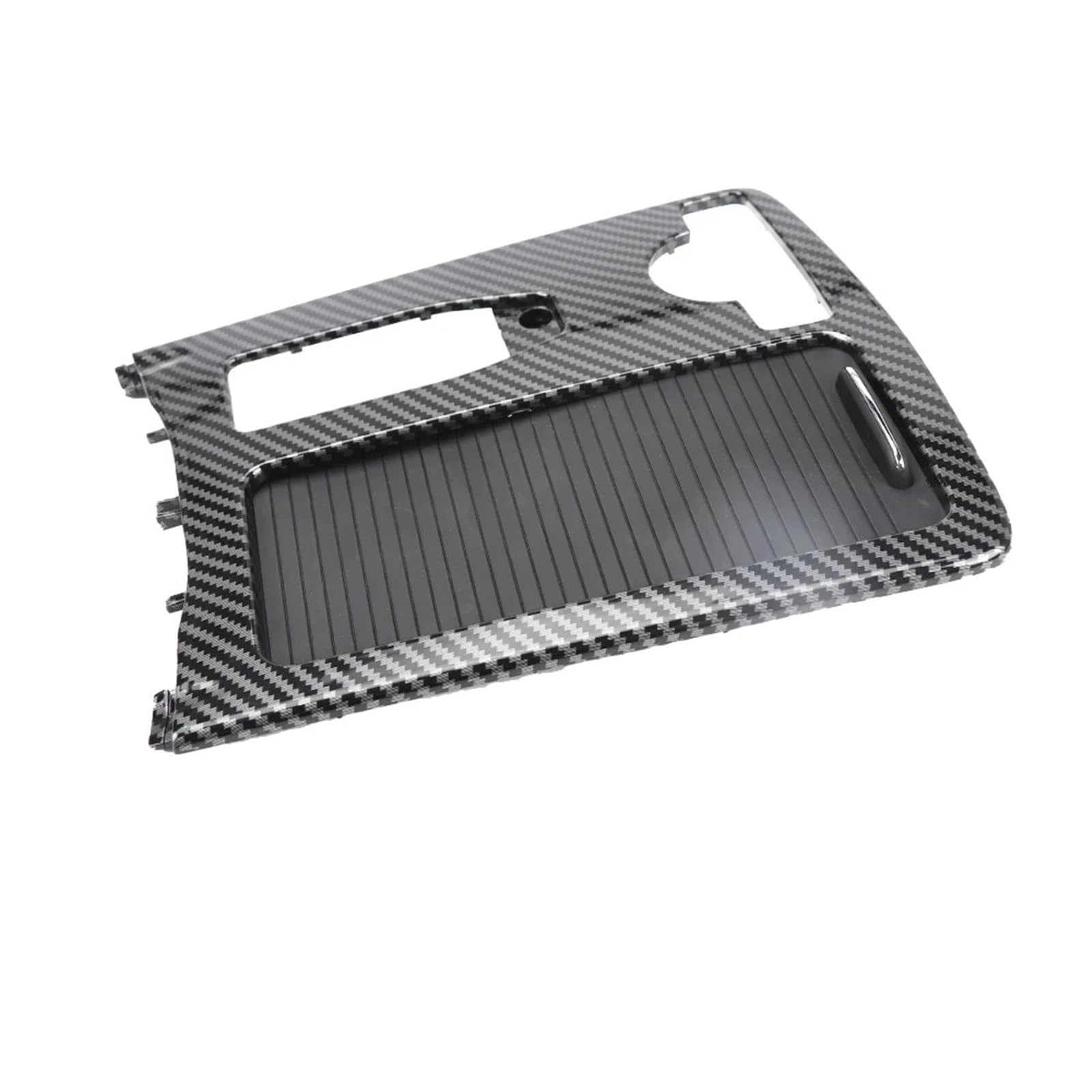 DEMULAX for, for Mercedes-Benz, Innenraum Mittelkonsole Getränkehalter Abdeckung Armlehne Aufbewahrungsbox Rollo Panel W204 W212 W207 C180 E260 E300 Abdeckung für Getränkehalter in der Mittelkonsole( von DEMULAX