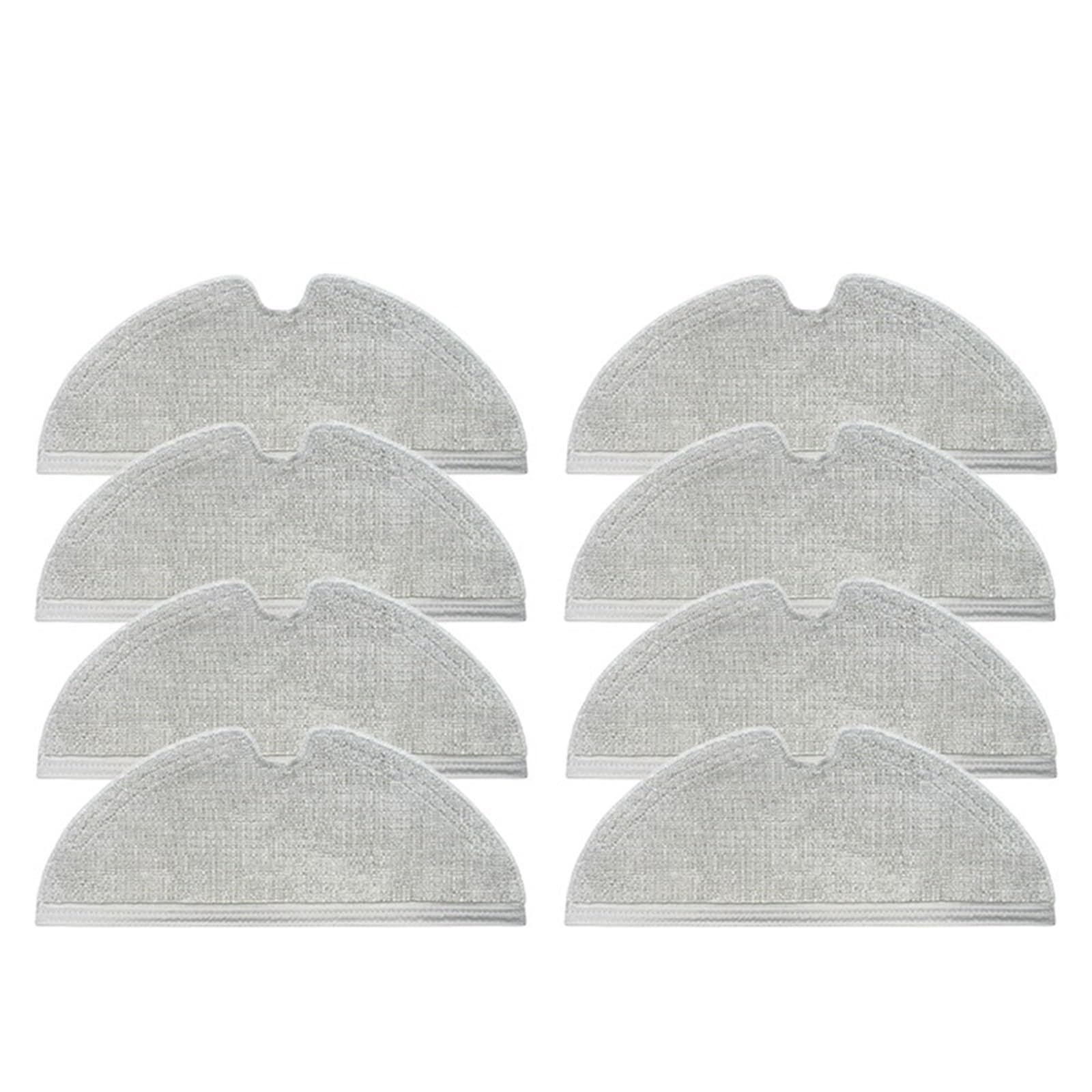 DEMULAX for Dreame, Bot D9 MAX Roboter-Staubsauger-Zubehör, for Dreame, Bot L10 Pro Hepa-Filter Hauptbürste Mopptuch Ersatz Ersatzteil Kehrroboter Zubehör(8pcs) von DEMULAX