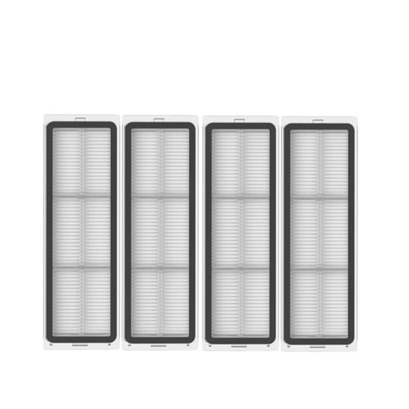 DEMULAX for Dreame, Bot Z10 Pro / L10 Plus Zubehör Staubbeutel HEPA-Filter Wichtigsten Pinsel Mopp Roboter Staubsauger Ersatzteile Kehrroboter Zubehör(4PCS) von DEMULAX