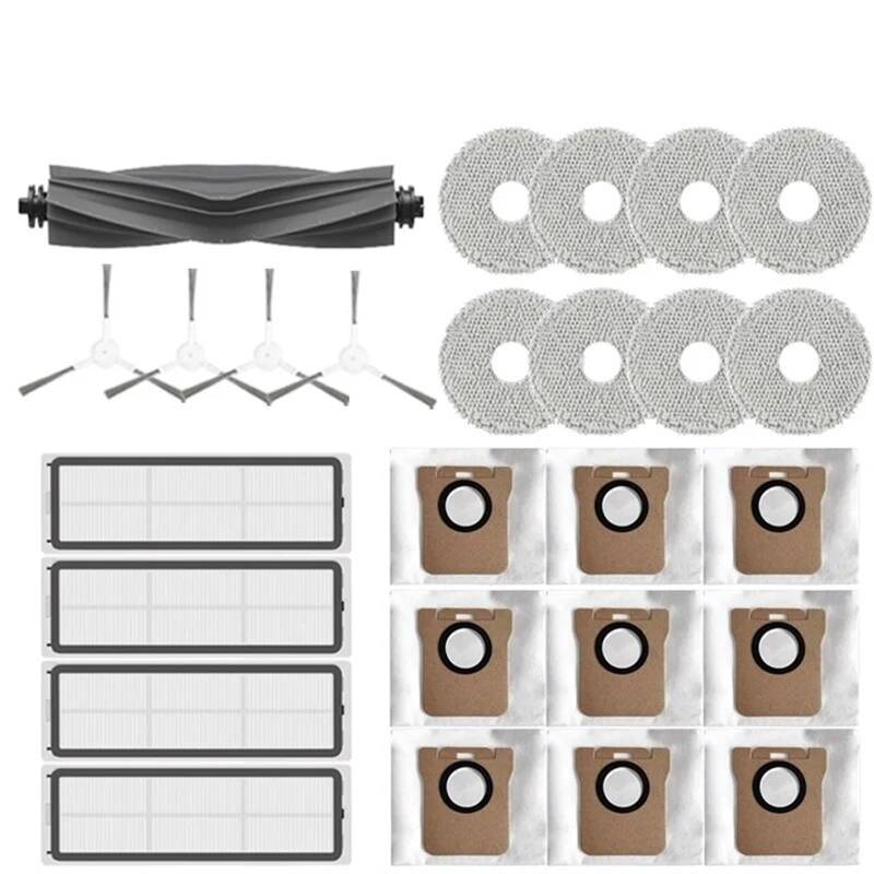 DEMULAX for Dreame, L10s Ultra/Dreame L10s Pro Roboter Staubsauger Roboter Teile Staub Tasche Wichtigsten Seite Pinsel Hepa-Filter mopp Pad Zubehör Kehrroboter Zubehör(26PCS) von DEMULAX