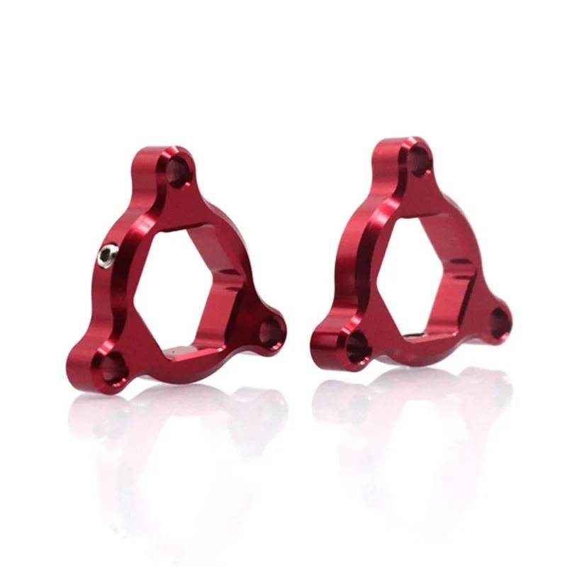 DEMULAX for Ducati, for M1100 M 1100 for Monster 2009 Motorradzubehör 19 mm CNC-Aluminium-Federgabel-Vorspannungseinsteller Gabelvorspannungseinsteller(19mm Red) von DEMULAX