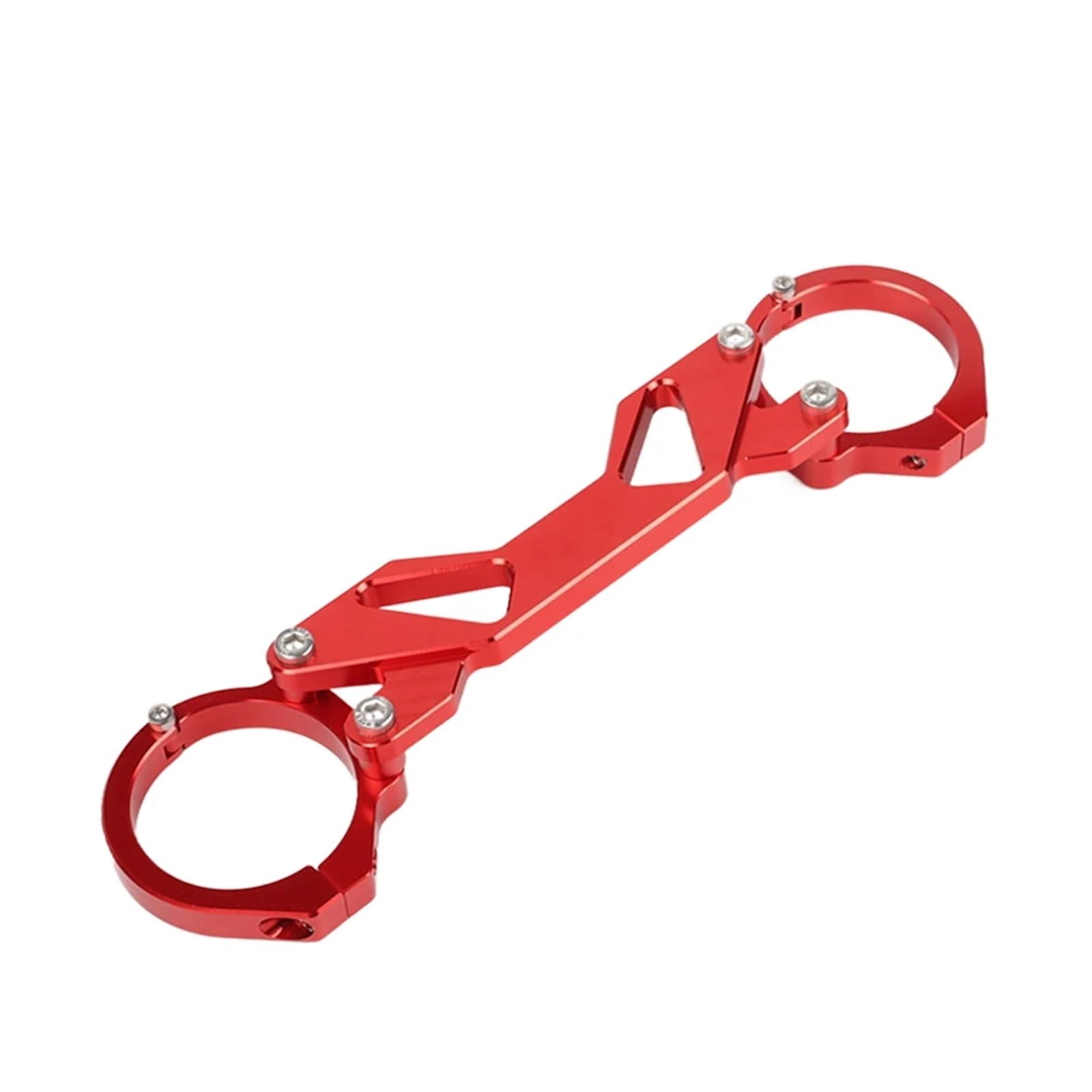 DEMULAX for Forza 350 125 250 300 NSS 350 MF13 Motorrad Zubehör Gabel Suspension Stoßdämpfer Balance Halterung Gabelvorspannungseinsteller(Red) von DEMULAX