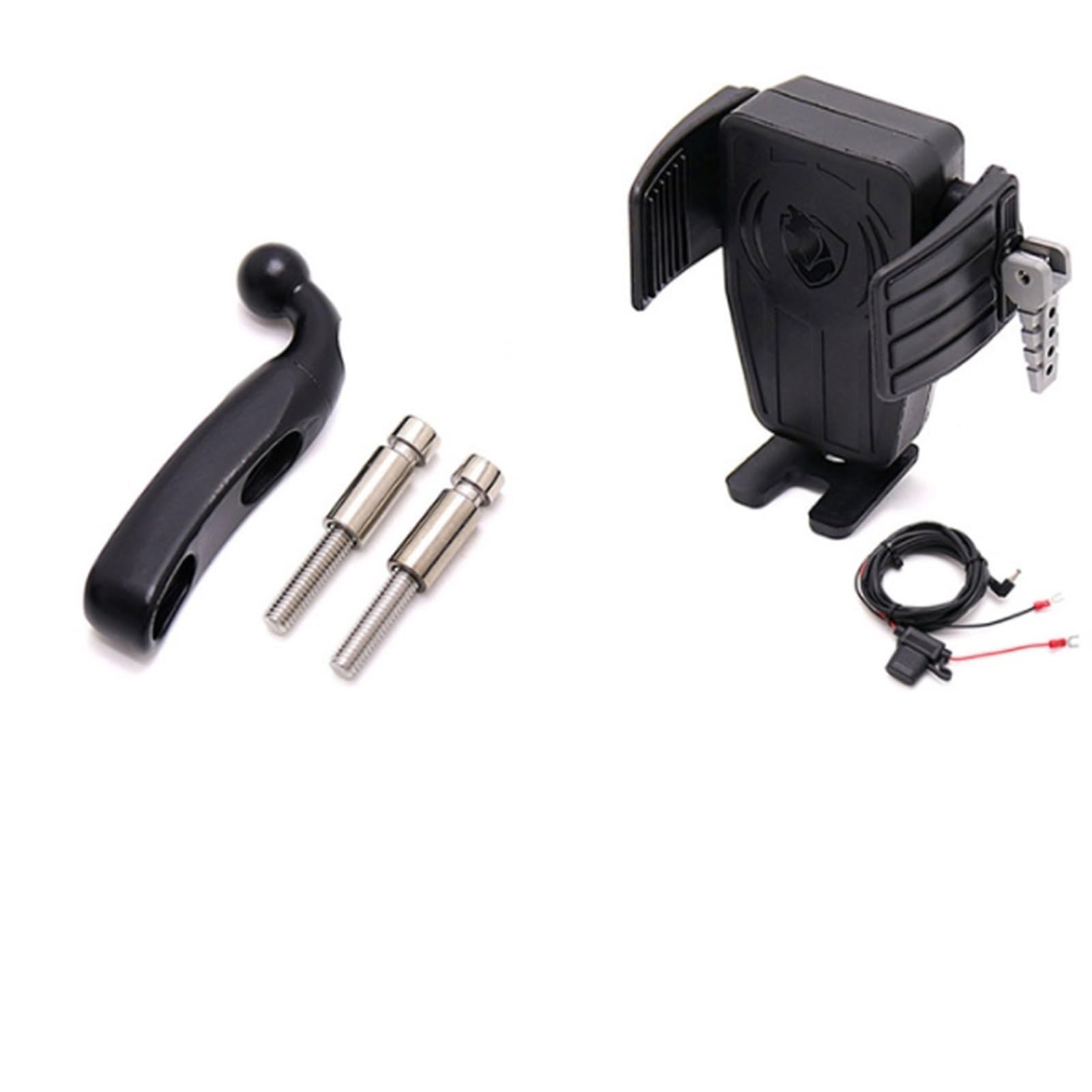 DEMULAX for Gold Wing GL 1800 GL1800 F6B DCT 2018 2019 2020 2021 GPS Telefon Halter Drahtlose Lade Navigation Unterstützung Halterung Motorrad-Telefonhalterung(AE) von DEMULAX