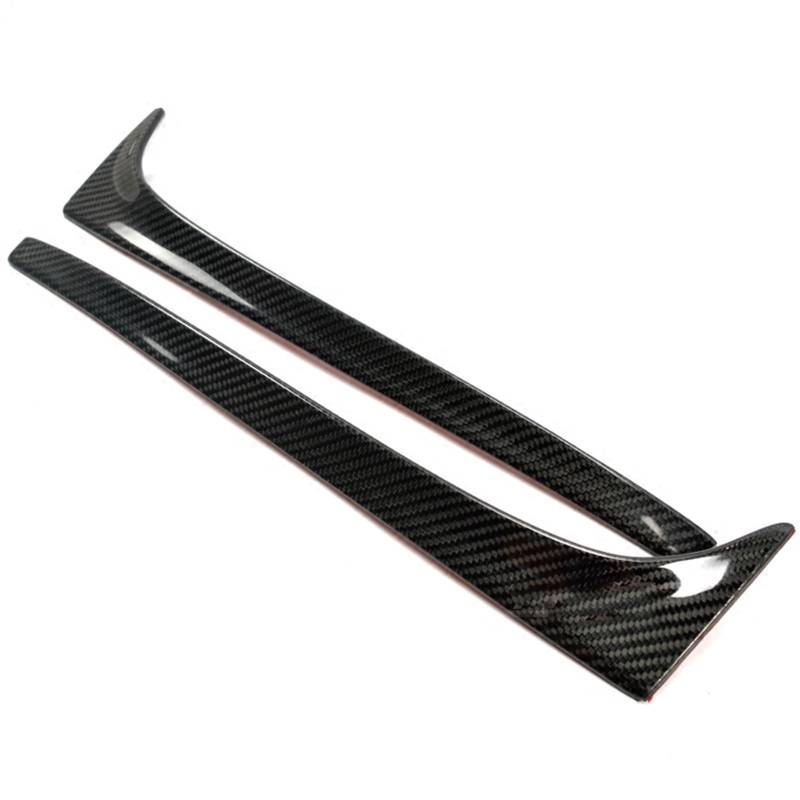 DEMULAX for Golf 7 MK7 GT 2014-2018 for R-Line Hinten Fenster Trim Stamm Seite Spoiler Flügel Carbon Look Schwanz Tor Splitter Seitenflügel-Heckspoiler von DEMULAX