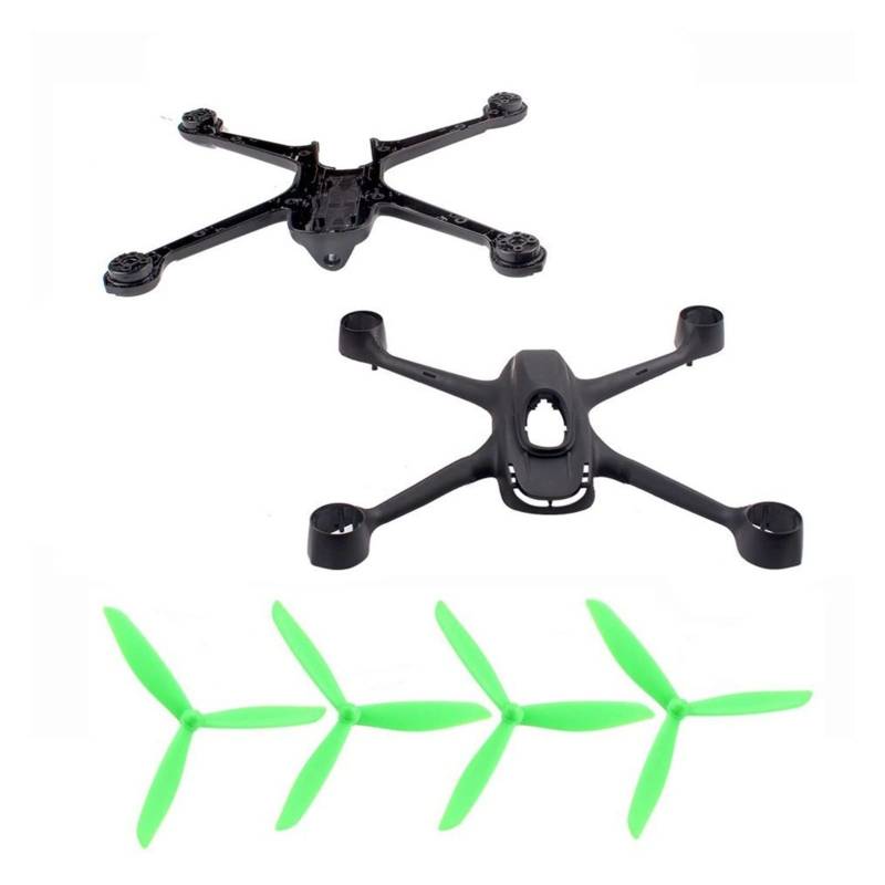 DEMULAX for H501S X4 RC Quadcopter Flugzeugkörperteile Dreieck Klinge Fernbedienung Flugzeugkörperteile Drohnenpropeller(Green) von DEMULAX