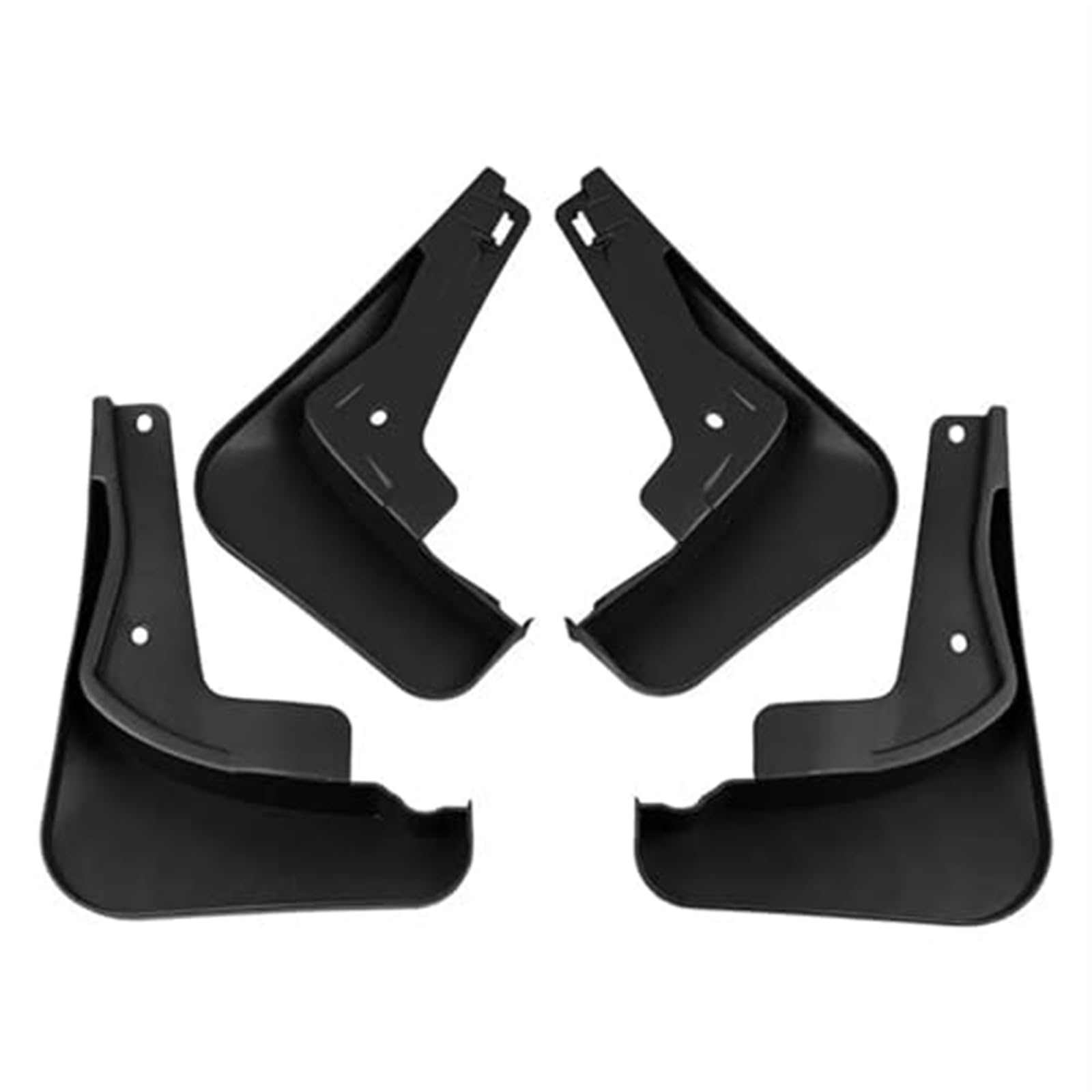 DEMULAX for Hyundai, Ioniq 6 CE 2023 2024 2025 Auto Schmutzfänger Kotflügel 4PCS Splash Guards Set Geformt Schlamm Klappen Neue Upgrade Auto Zubehör Schmutzfänger von DEMULAX