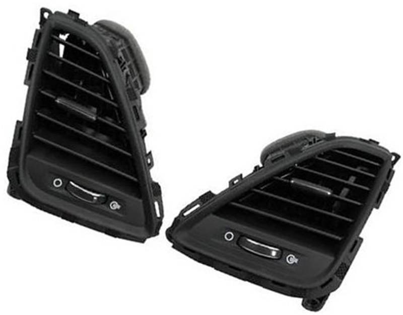 DEMULAX for Hyundai, for Azera 2011-2014 2015 AC Air Vent Outlet Dashboard Klimaanlage Vent AC Panel Klimaanlage Grille Lüftungsgitter am Armaturenbrett(Black Left Right) von DEMULAX